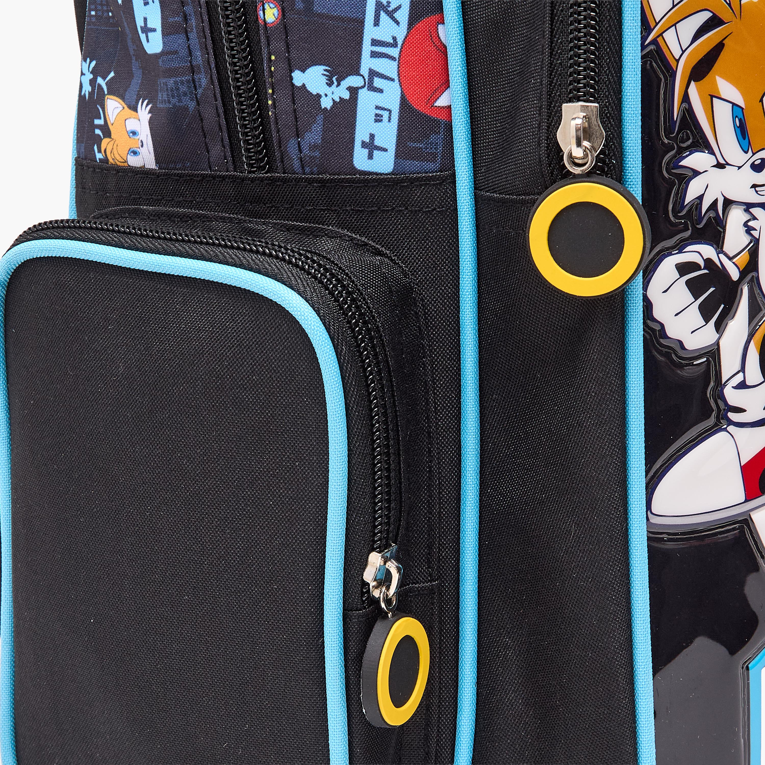 SEGA Sonic 5-Piece School Backpack Set for Boys 5-8 Years with Lunch Bag - 16 inches-school-bagsandbackpacks-backpacks-image-5