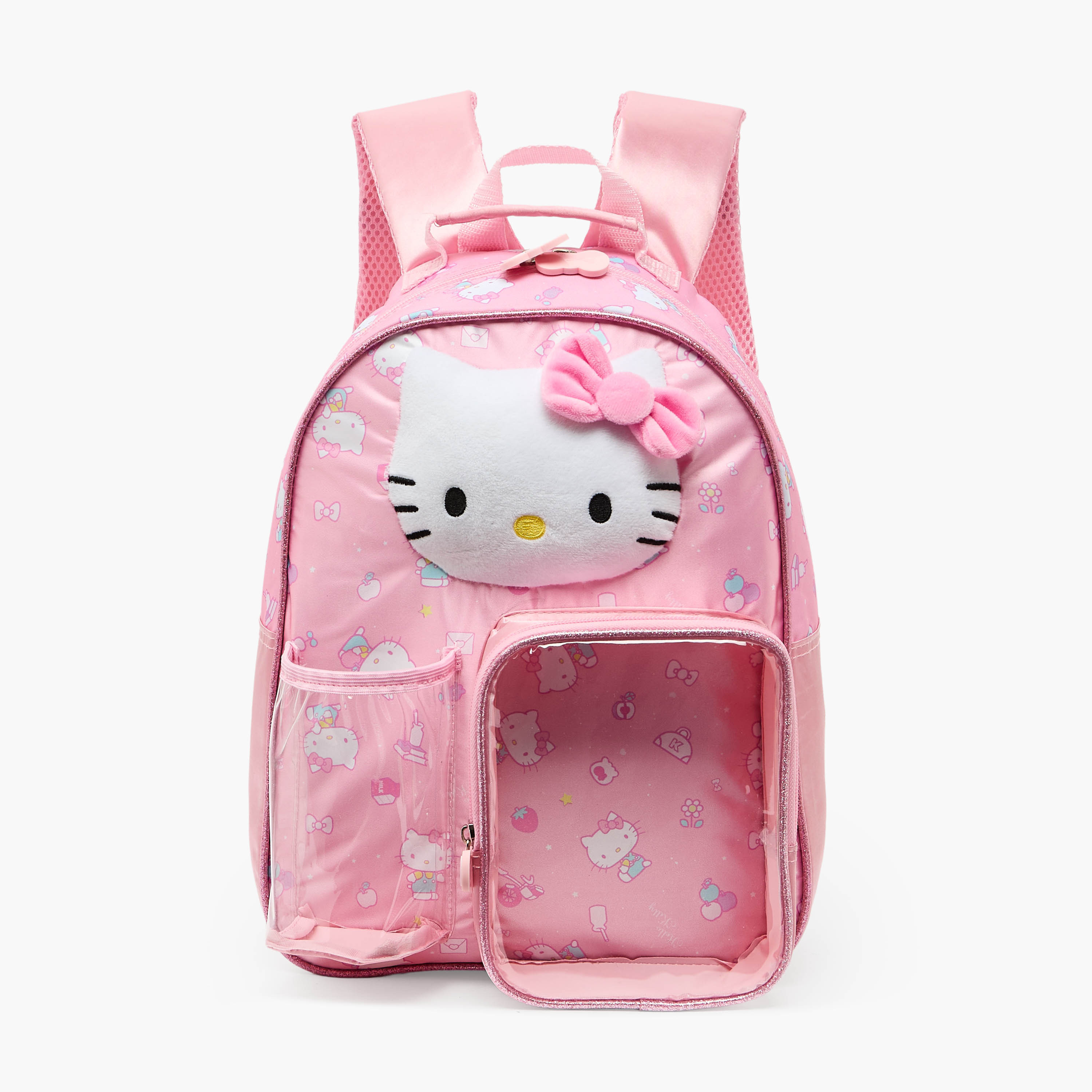 Sanrio Hello Kitty 5-Piece School Backpack Set for Girls for 3-5 Years with Bottle - 14 inches-school-bagsandbackpacks-backpacks-image-3
