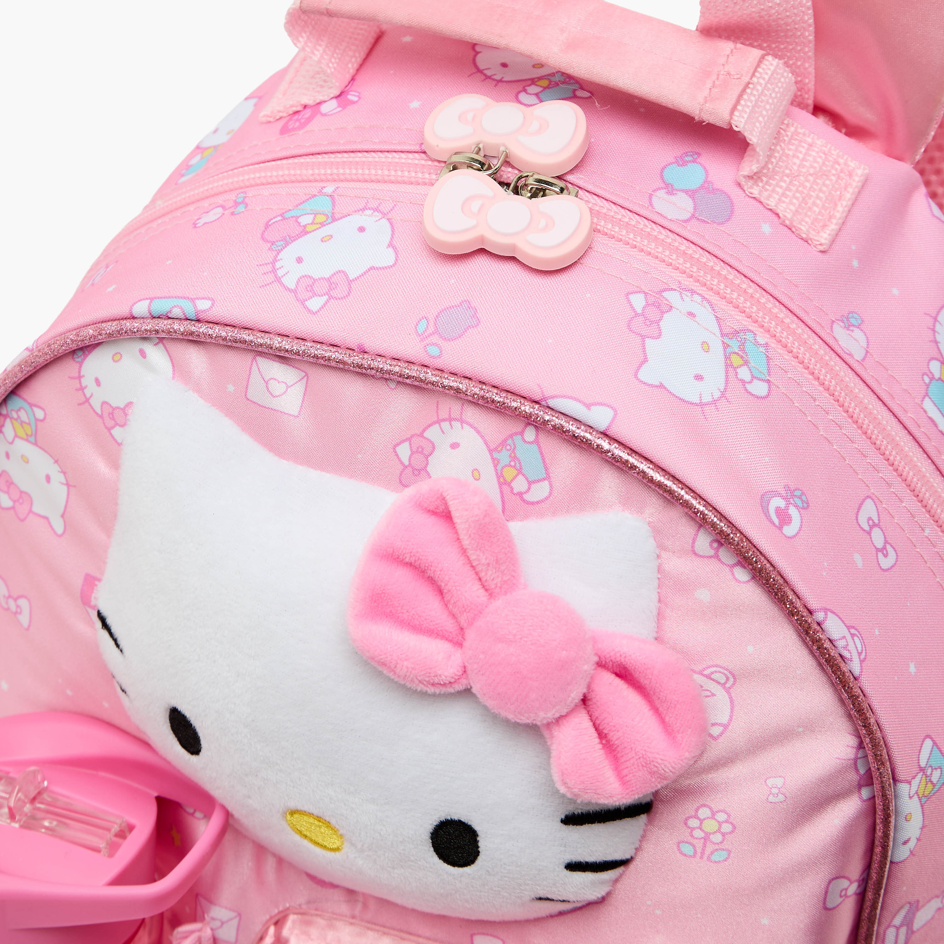 Sanrio Hello Kitty 5-Piece School Backpack Set for Girls for 3-5 Years with Bottle - 14 inches-school-bagsandbackpacks-backpacks-image-4
