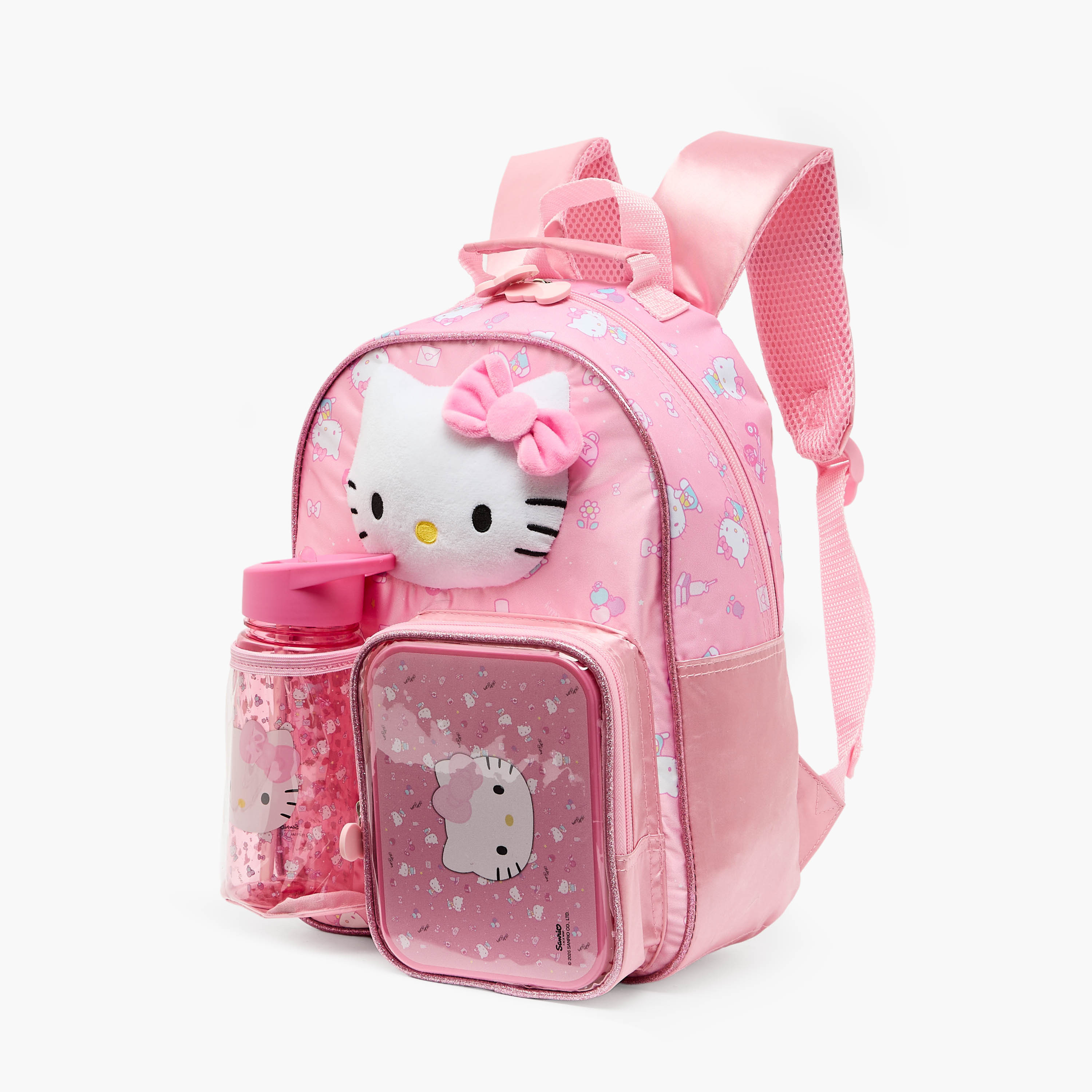 Sanrio Hello Kitty 5-Piece School Backpack Set for Girls for 3-5 Years with Bottle - 14 inches-school-bagsandbackpacks-backpacks-image-7