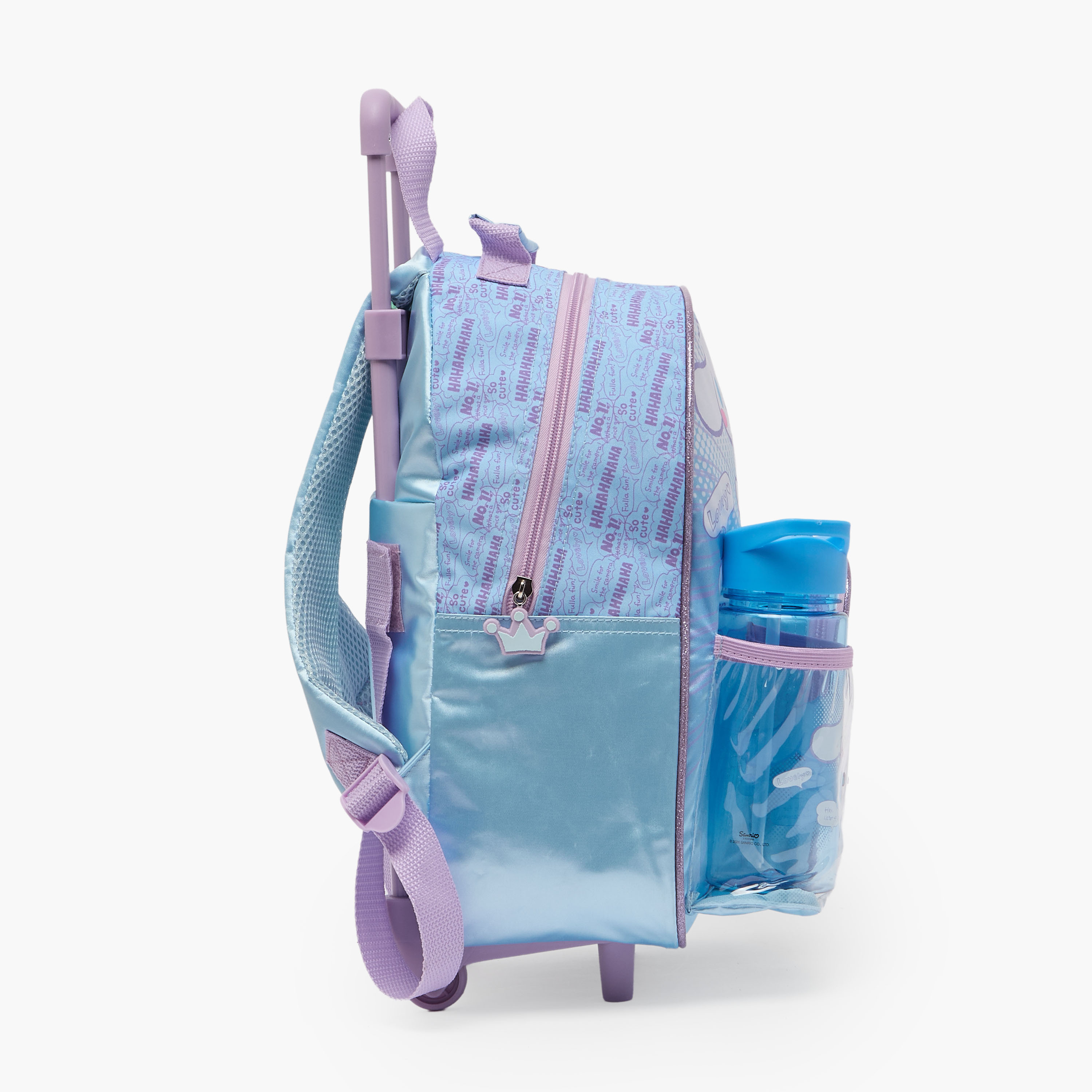 طقم شنطة ترولي مدرسية بطبعة سينامورول للبنات من 2-5 سنوات 3 قطع من سانريو - 14 بوصة-school-bagsandbackpacks-trolleybags-image-11