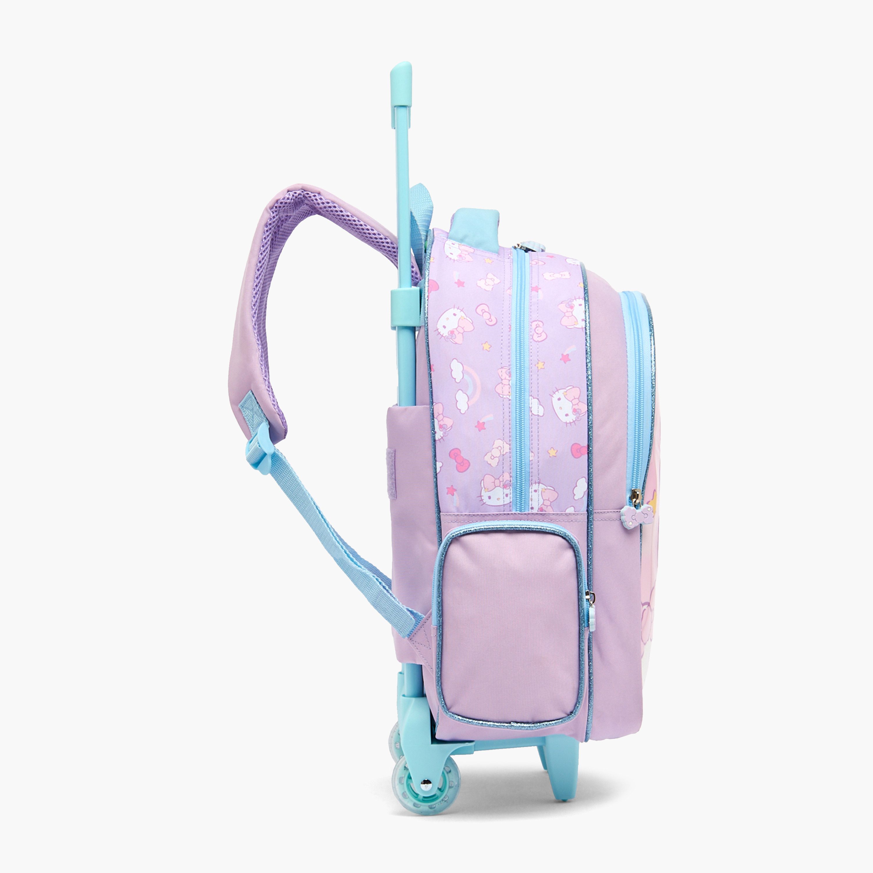Sanrio Hello Kitty 5-Piece School Trolley Bag Set for Girls 5-8 Years with Lunch Bag - 16 inches-school-bagsandbackpacks-trolleybags-image-10