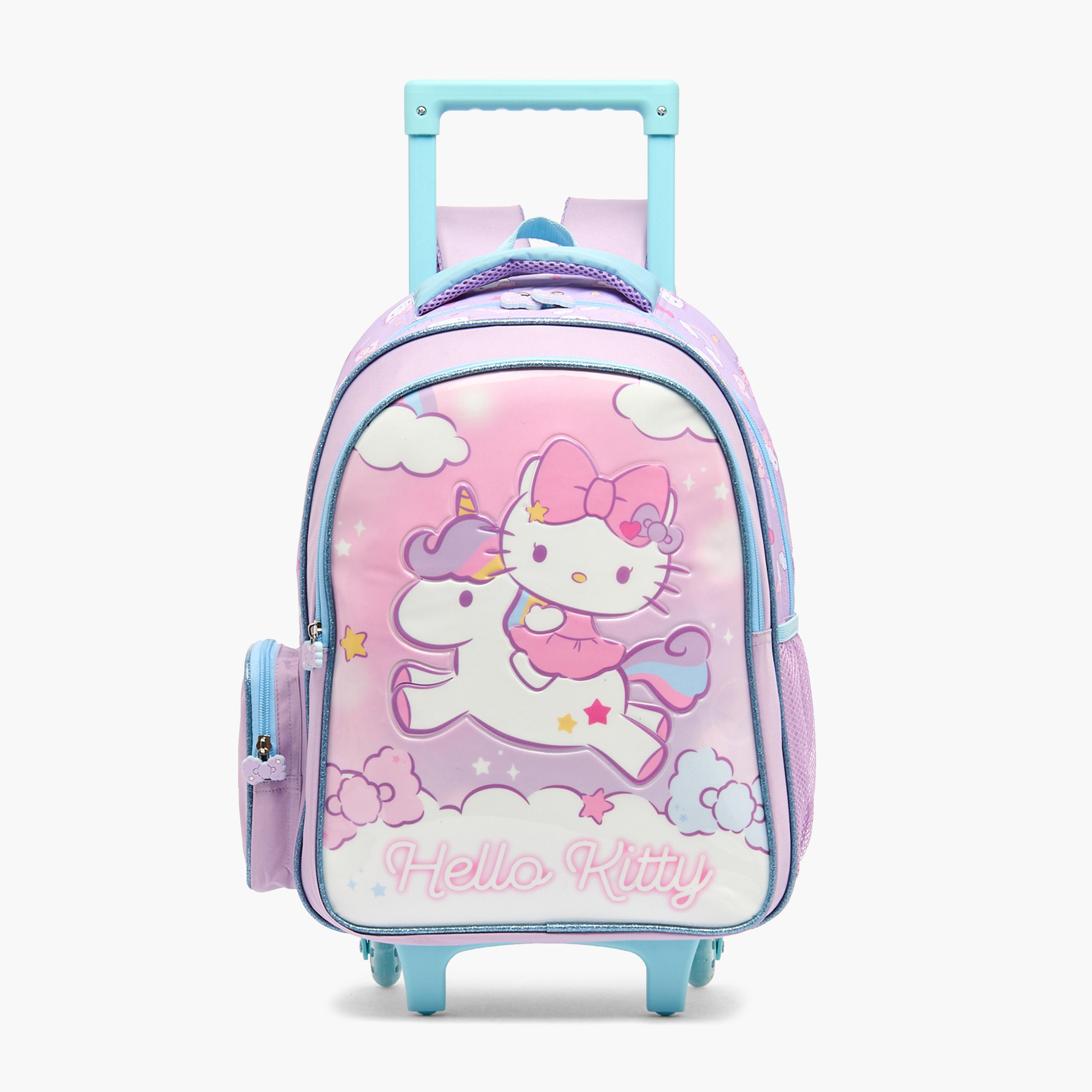 Sanrio Hello Kitty 5-Piece School Trolley Bag Set for Girls 5-8 Years with Lunch Bag - 16 inches-school-bagsandbackpacks-trolleybags-image-4
