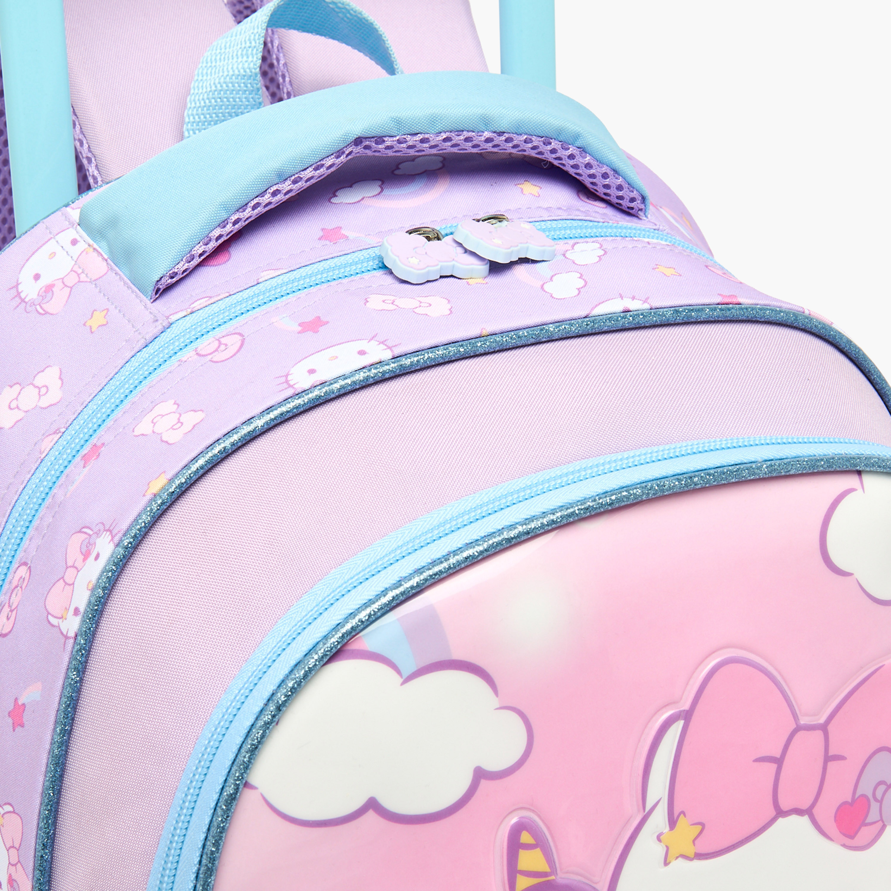 Sanrio Hello Kitty 5-Piece School Trolley Bag Set for Girls 5-8 Years with Lunch Bag - 16 inches-school-bagsandbackpacks-trolleybags-image-7