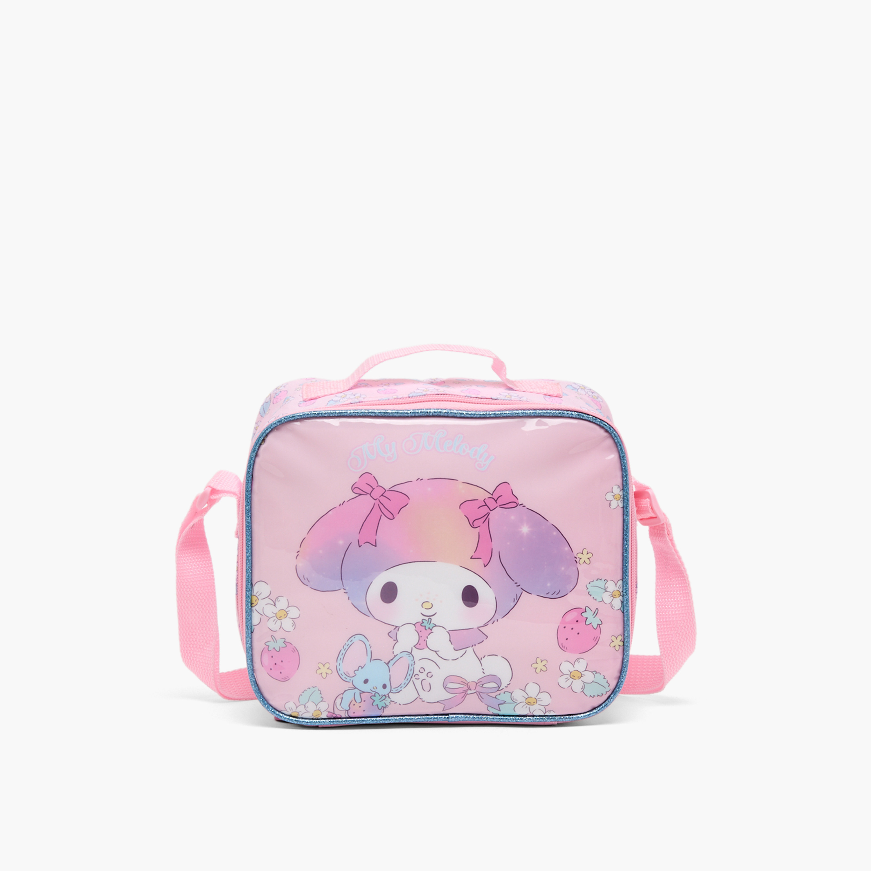 Sanrio My Melody Print 5-Piece School Trolley Bag Set for Girls 5-8 Years with Lunch Bag - 16 inches-school-bagsandbackpacks-trolleybags-image-13