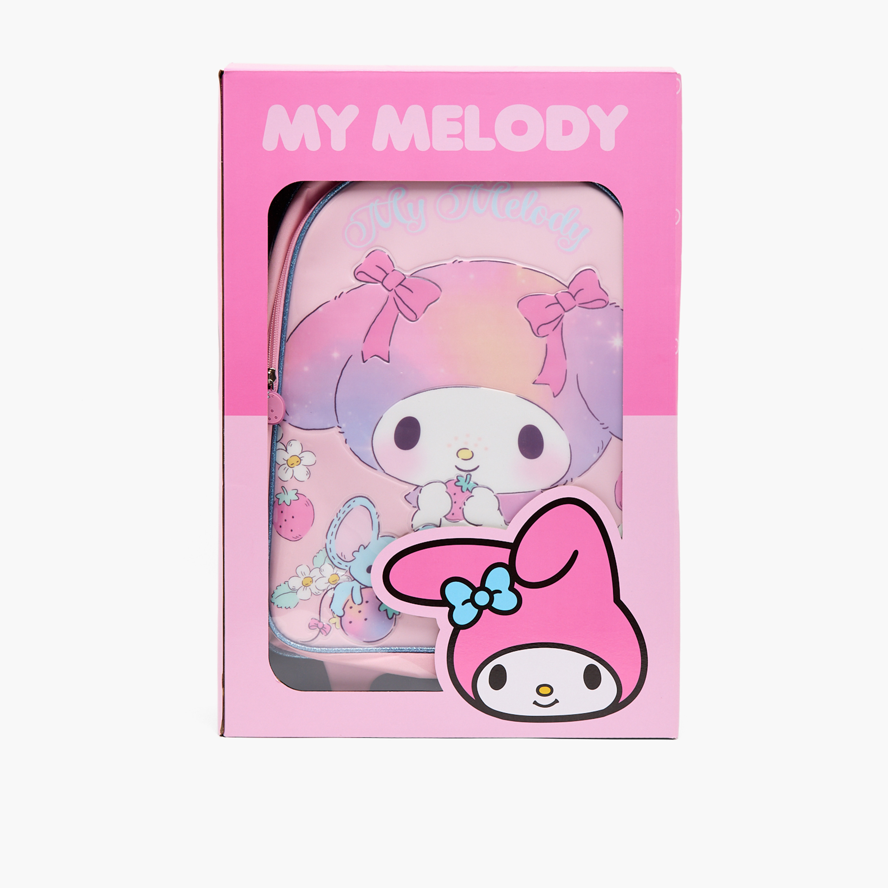 Sanrio My Melody Print 5-Piece School Trolley Bag Set for Girls 5-8 Years with Lunch Bag - 16 inches-school-bagsandbackpacks-trolleybags-image-21