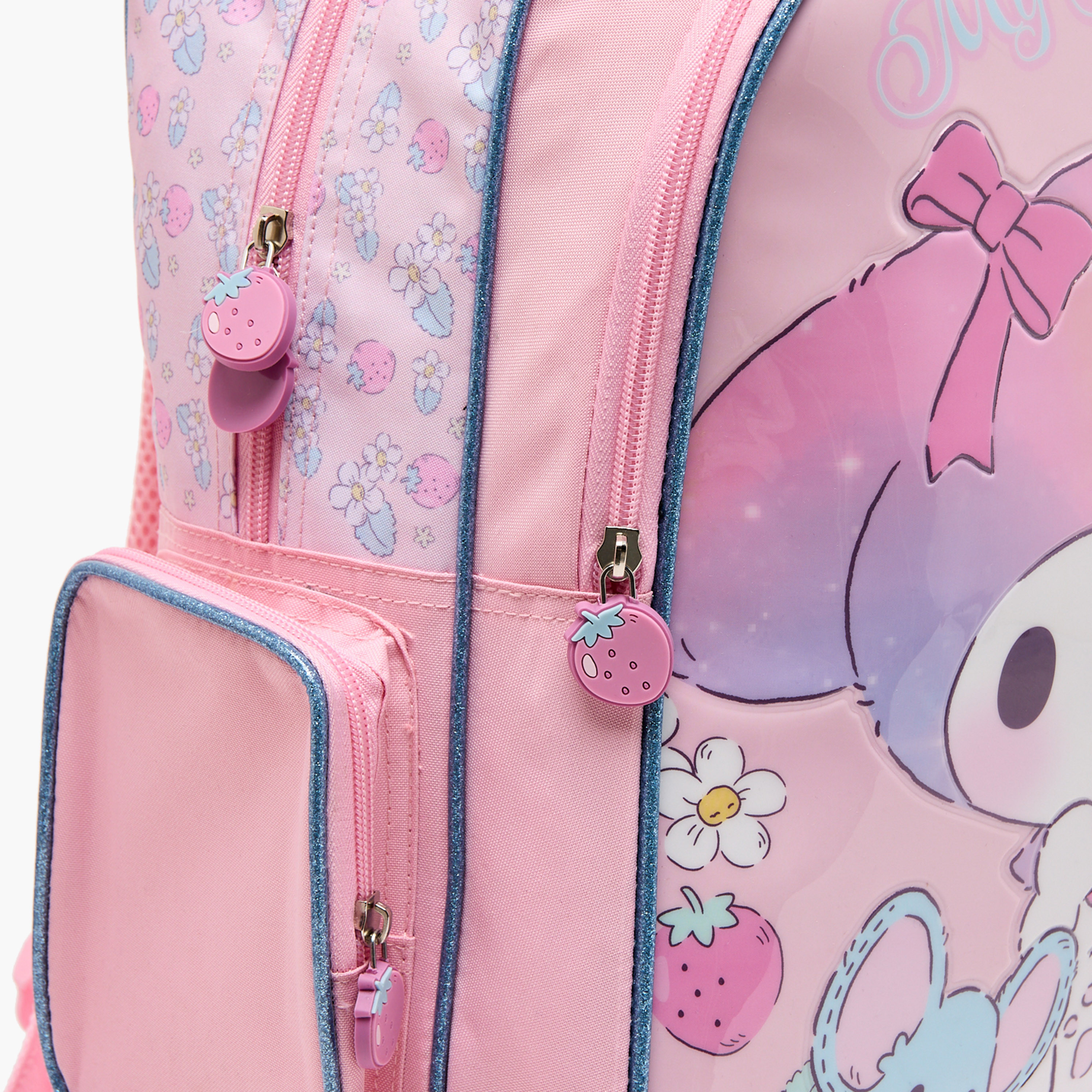 Sanrio My Melody Print 5-Piece School Trolley Bag Set for Girls 5-8 Years with Lunch Bag - 16 inches-school-bagsandbackpacks-trolleybags-image-6