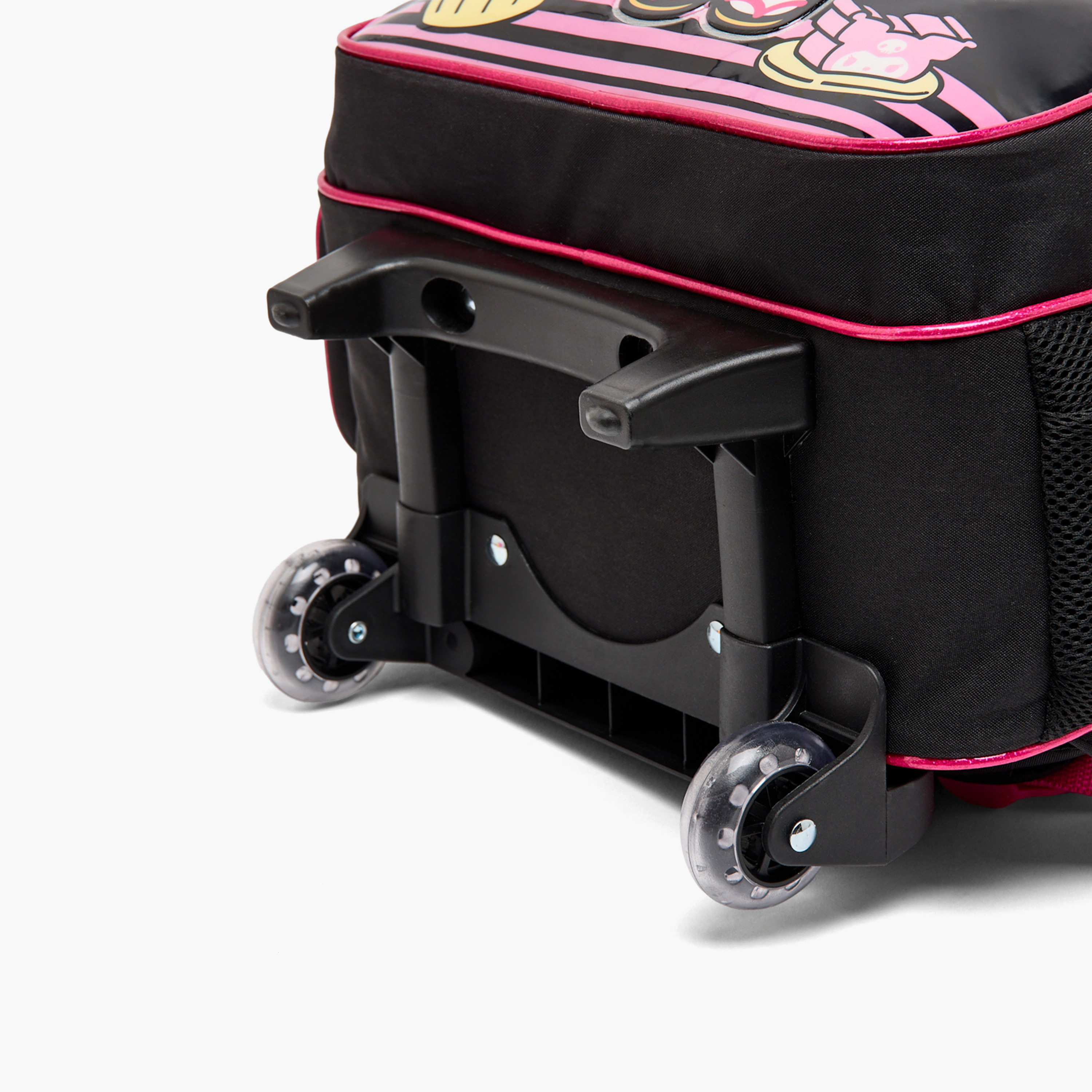 Sanrio Kuromi Print 5-Piece School Trolley Bag Set for Girls 5-8 Years with Lunch Bag - 16 inches-school-bagsandbackpacks-trolleybags-image-12