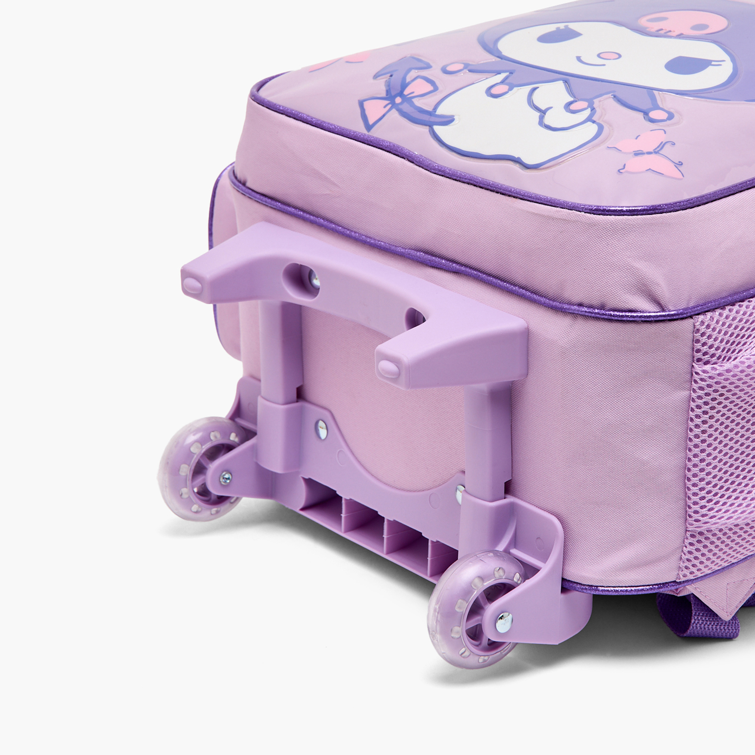 Sanrio Kuromi 5-Piece School Trolley Bag Set for Girls 5-8 Years with Lunch Bag - 16 inches-school-bagsandbackpacks-trolleybags-image-12