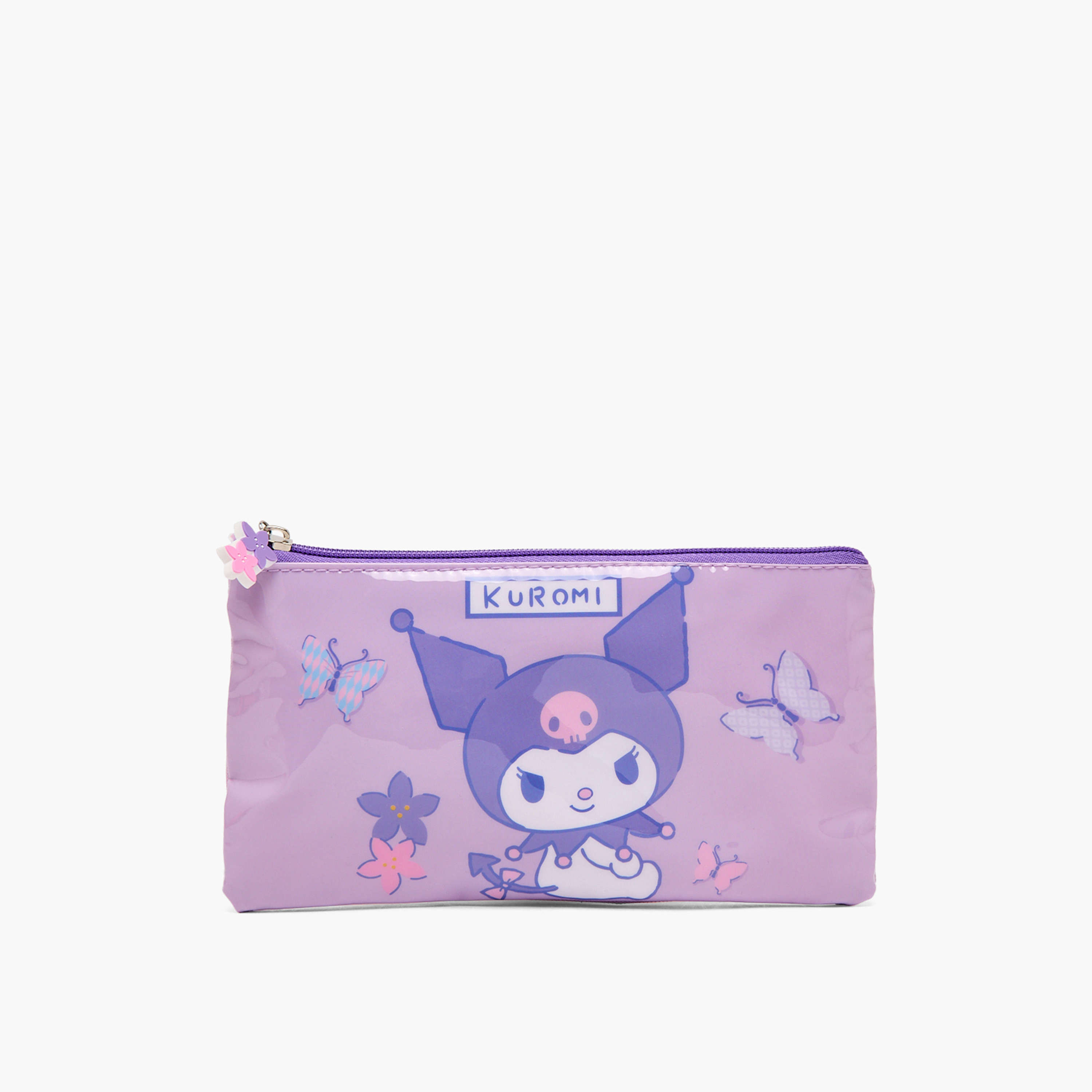 Sanrio Kuromi 5-Piece School Trolley Bag Set for Girls 5-8 Years with Lunch Bag - 16 inches-school-bagsandbackpacks-trolleybags-image-18