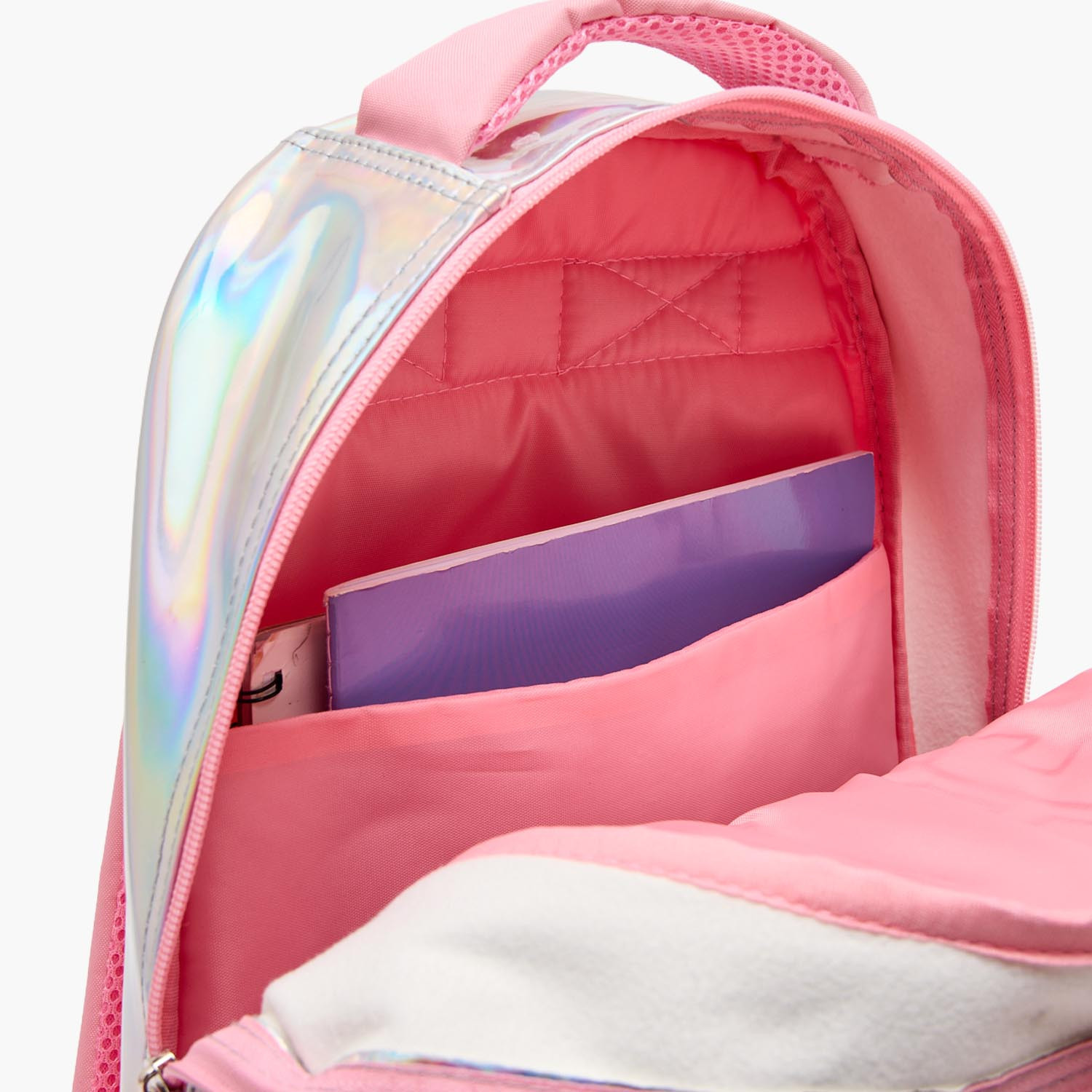 Sanrio Heart Applique 5-Piece School Backpack Set for Girls 5-8 Years with Lunch Bag - 16 inches-school-bagsandbackpacks-trolleybags-image-5