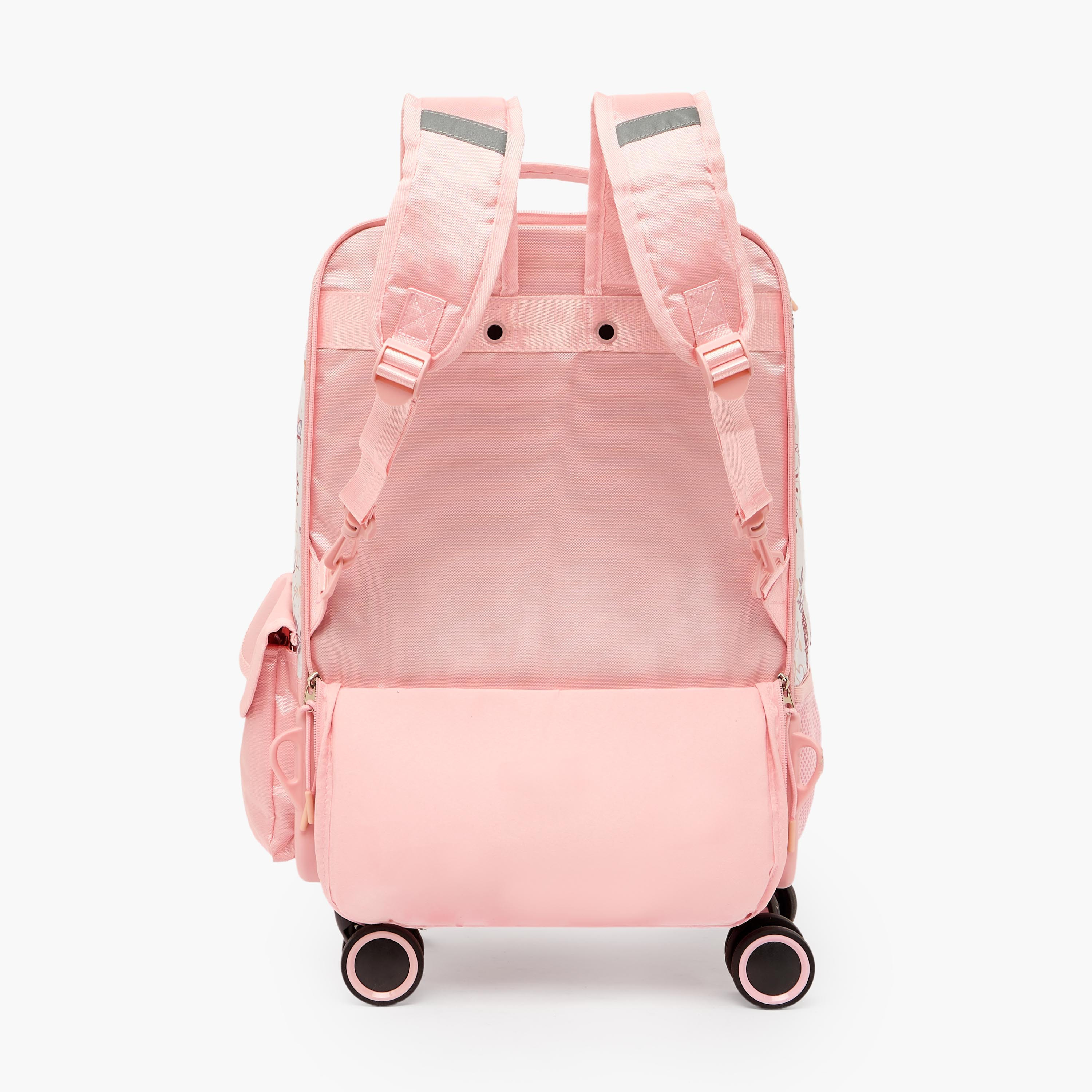 شنطة ترولي بمقبض قابل للسحب وطبعات باريس للبنات بعمر 8-12 سنة من جونيورز - 16 بوصة-school-bagsandbackpacks-trolleybags-image-9