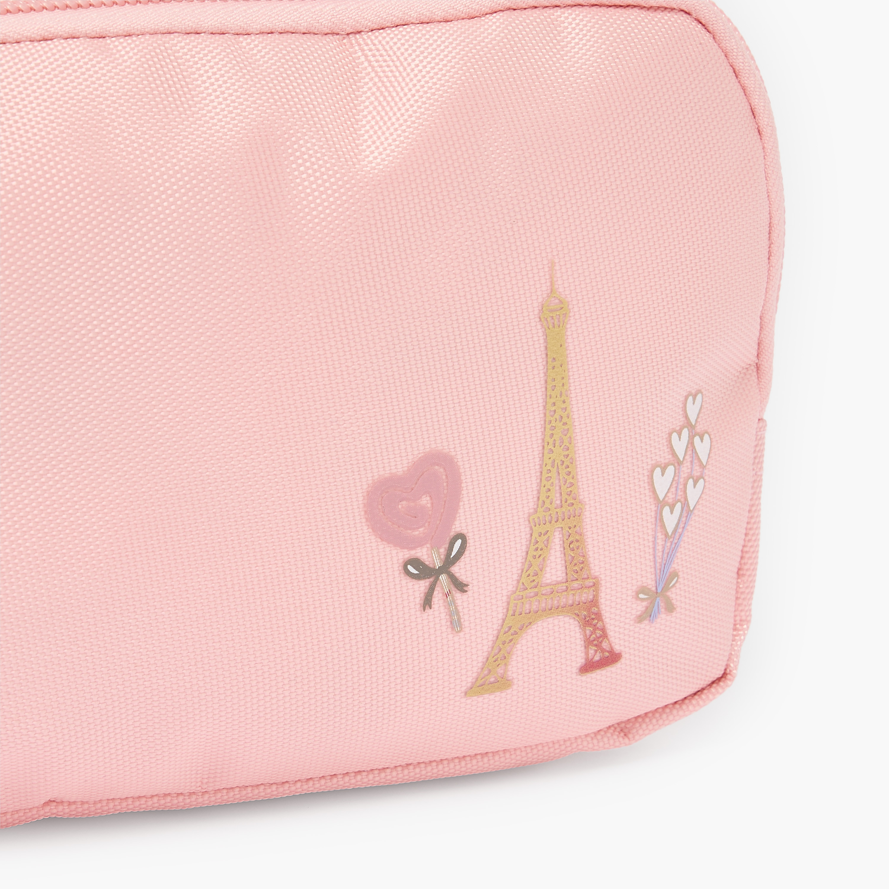 Juniors Paris Print Pencil Pouch with 2 Compartments-school-stationery-pencilcases-image-6