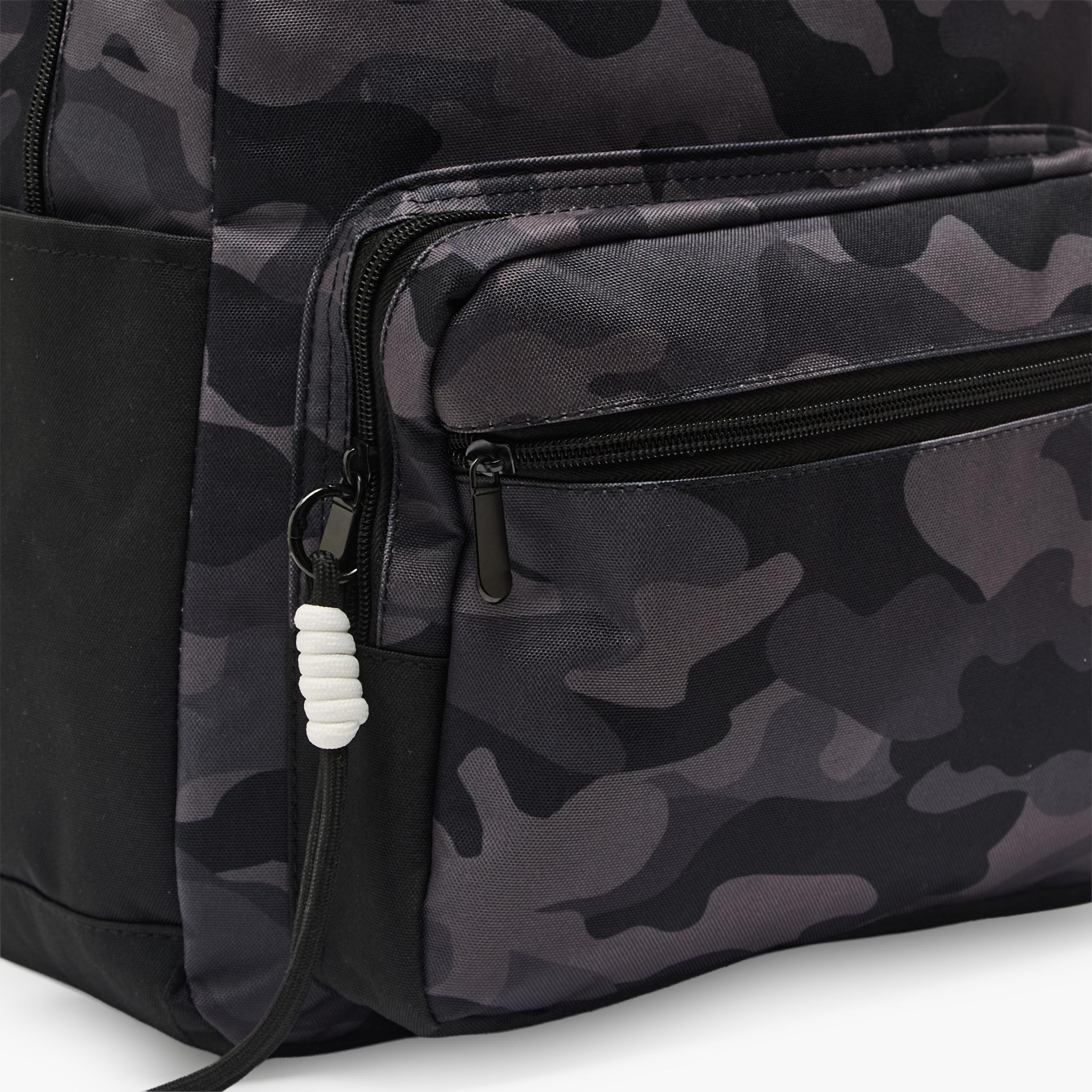 Juniors Camouflage Print Backpack for Boys 8-13 Years with Adjustable Shoulder Straps - 17 inches-school-bagsandbackpacks-backpacks-image-4