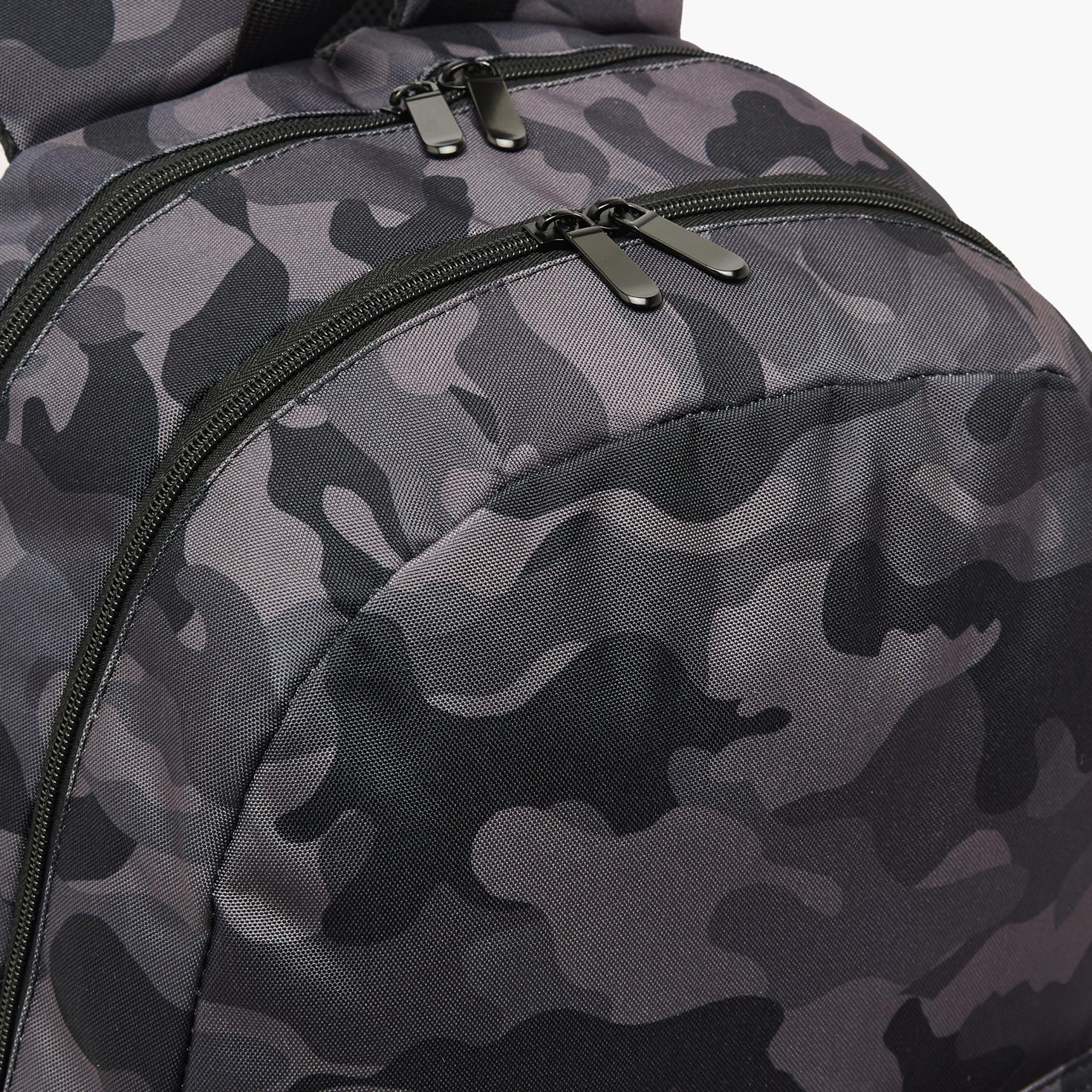 Juniors Camouflage Print Backpack for Boys 8-13 Years with Adjustable Shoulder Straps - 17 inches-school-bagsandbackpacks-backpacks-image-5
