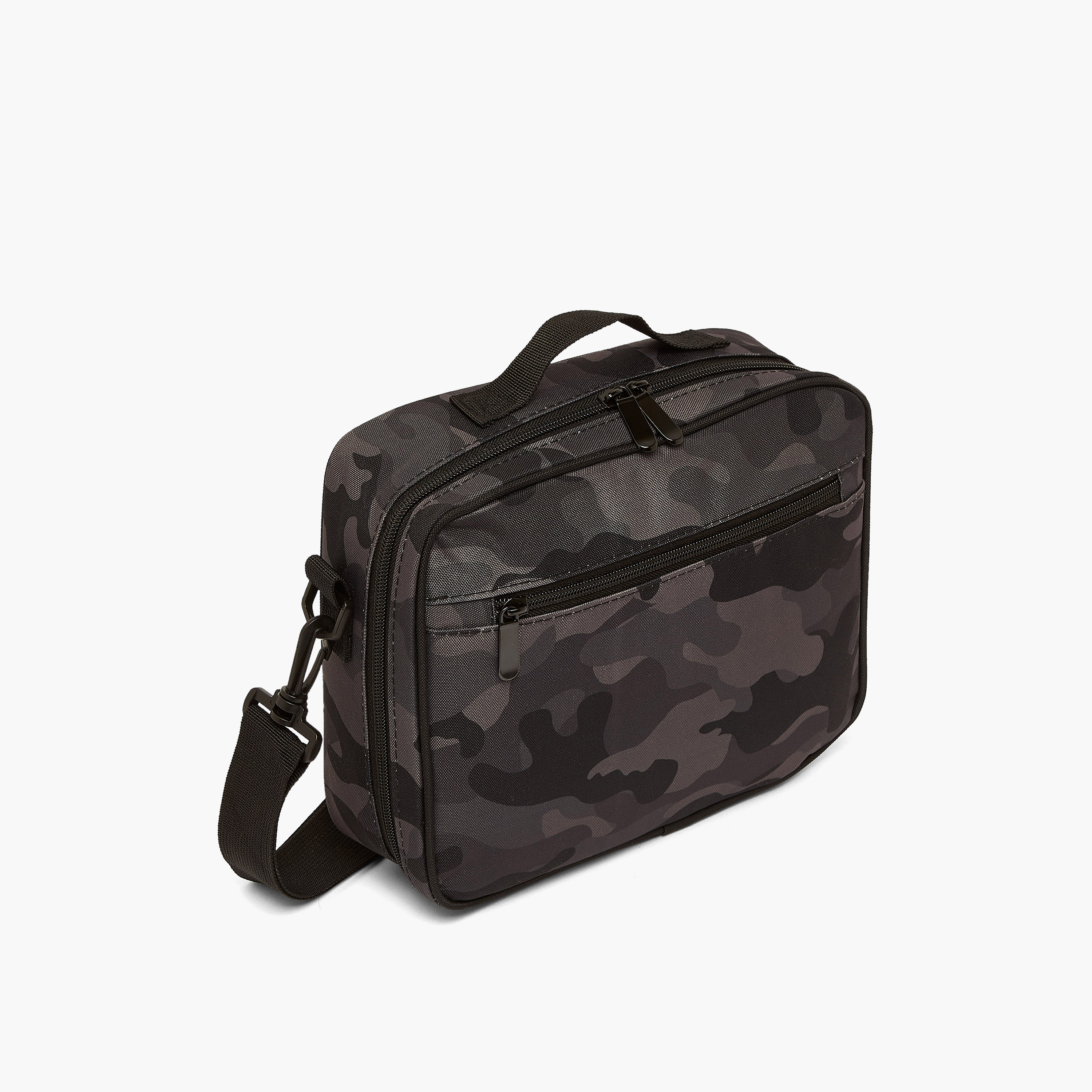 شنطة غداء بطبعة مموهة للأولاد من 8 إلى 12 سنة بعازل حراري من جونيورز-school-lunchessentials-lunchbags-image-2