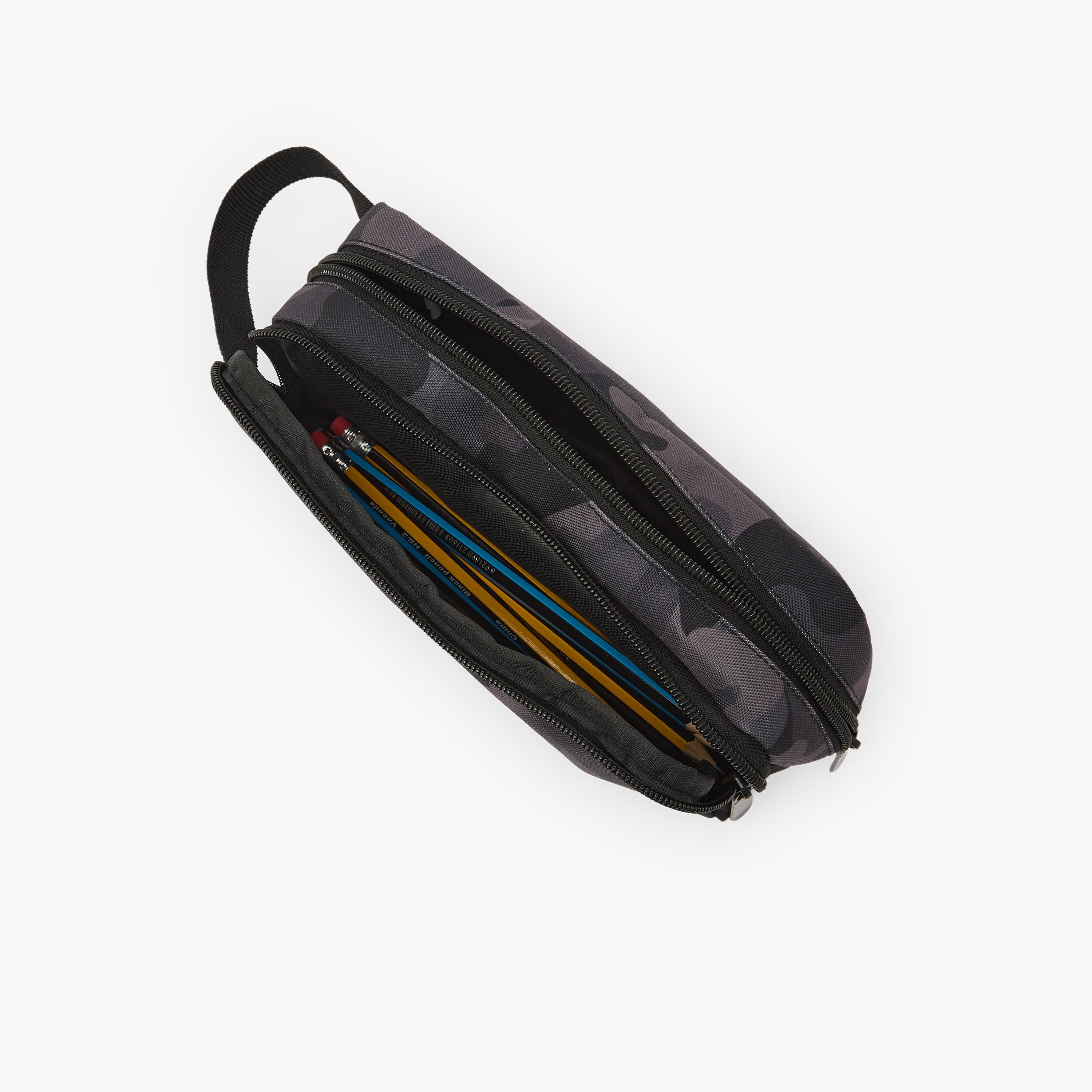 مقلمة بقسمين وطبعات مموهة من جونيورز-school-stationery-pencilcases-image-7