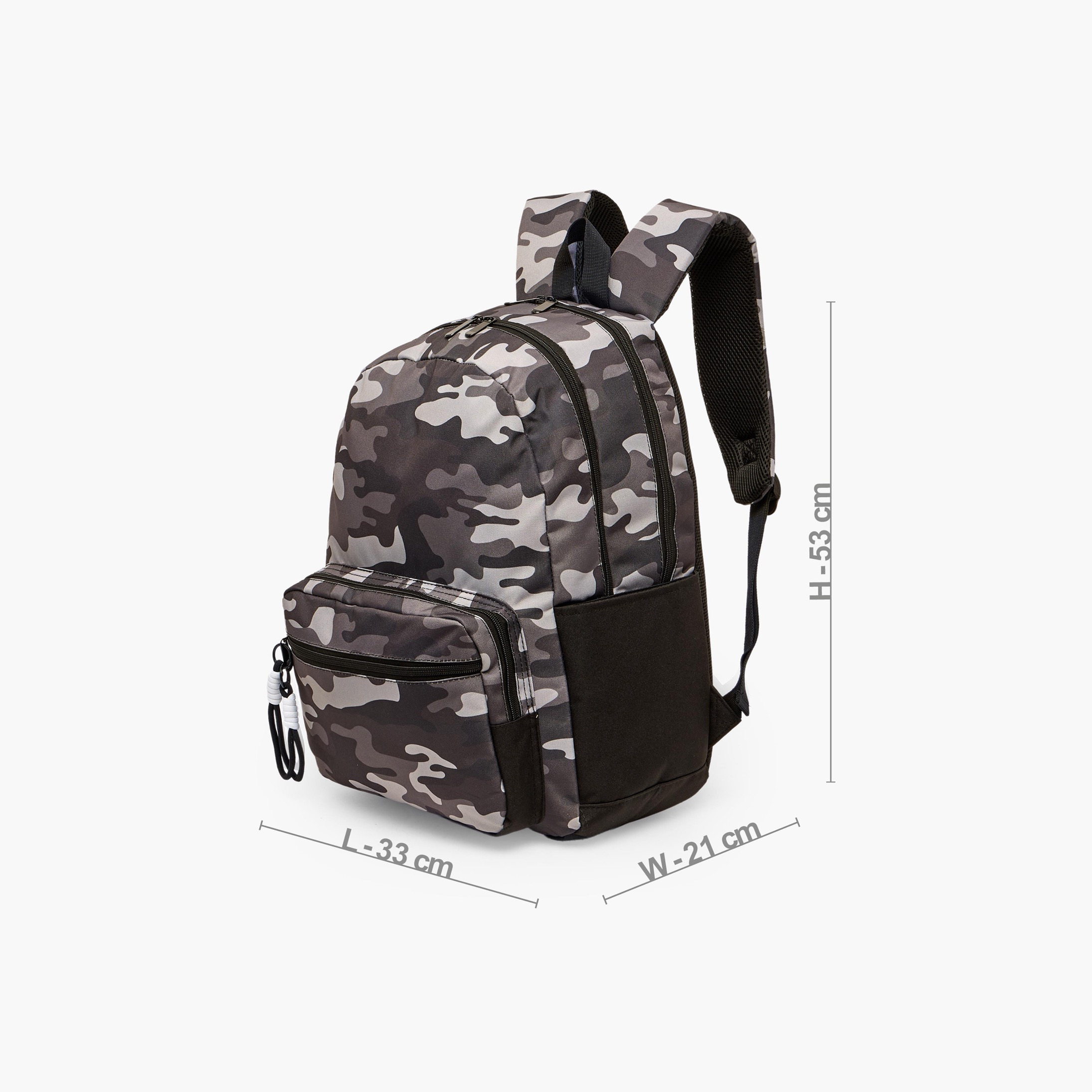شنطة ظهر بطبعات مموهة للأولاد 8-12 سنة مع حمّالات مبطنة من جونيورز - 17 بوصة-school-bagsandbackpacks-backpacks-image-7