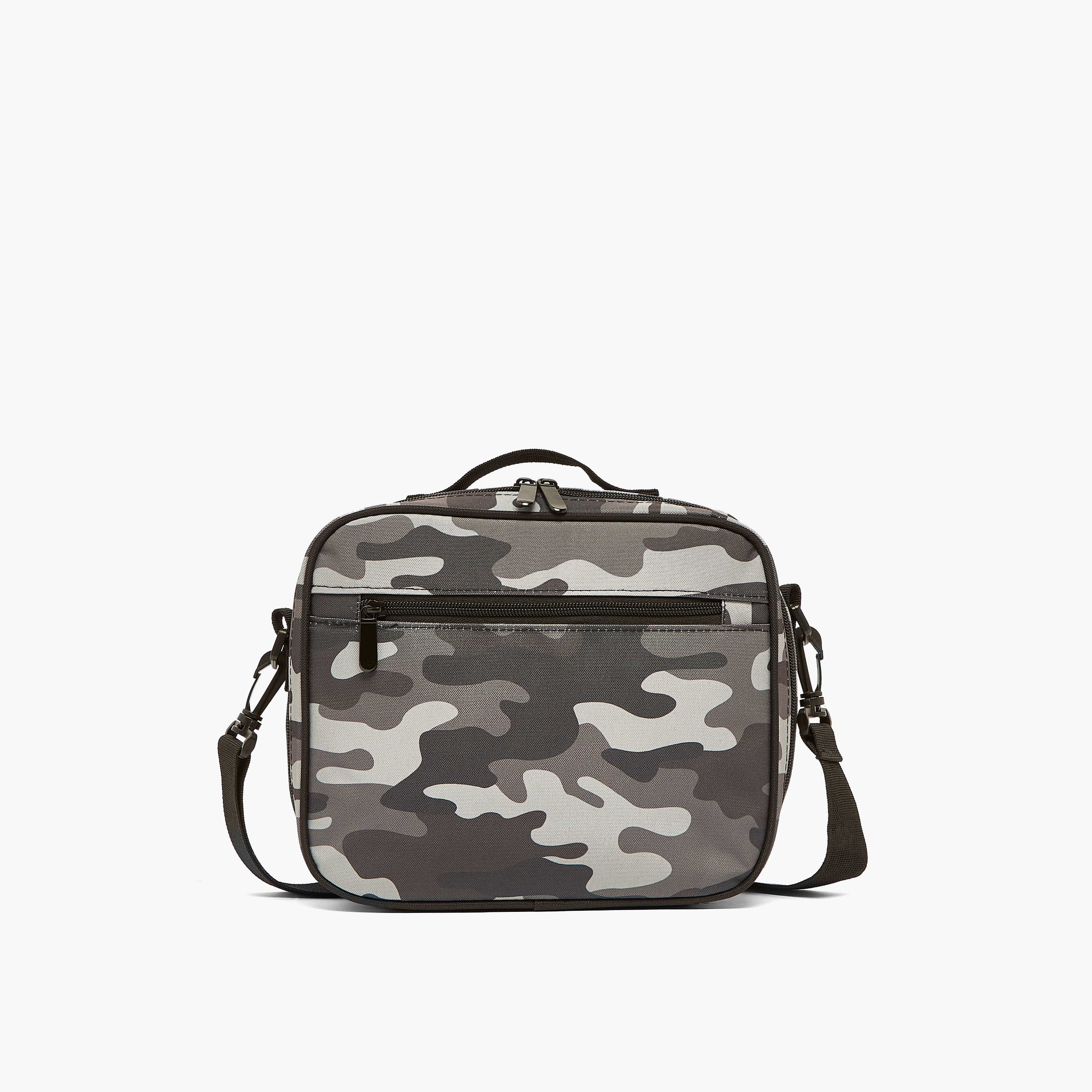 Juniors Camouflage Print Lunch Bag for Boys 8-12 Years with Insulation Design-school-lunchessentials-lunchbags-image-1