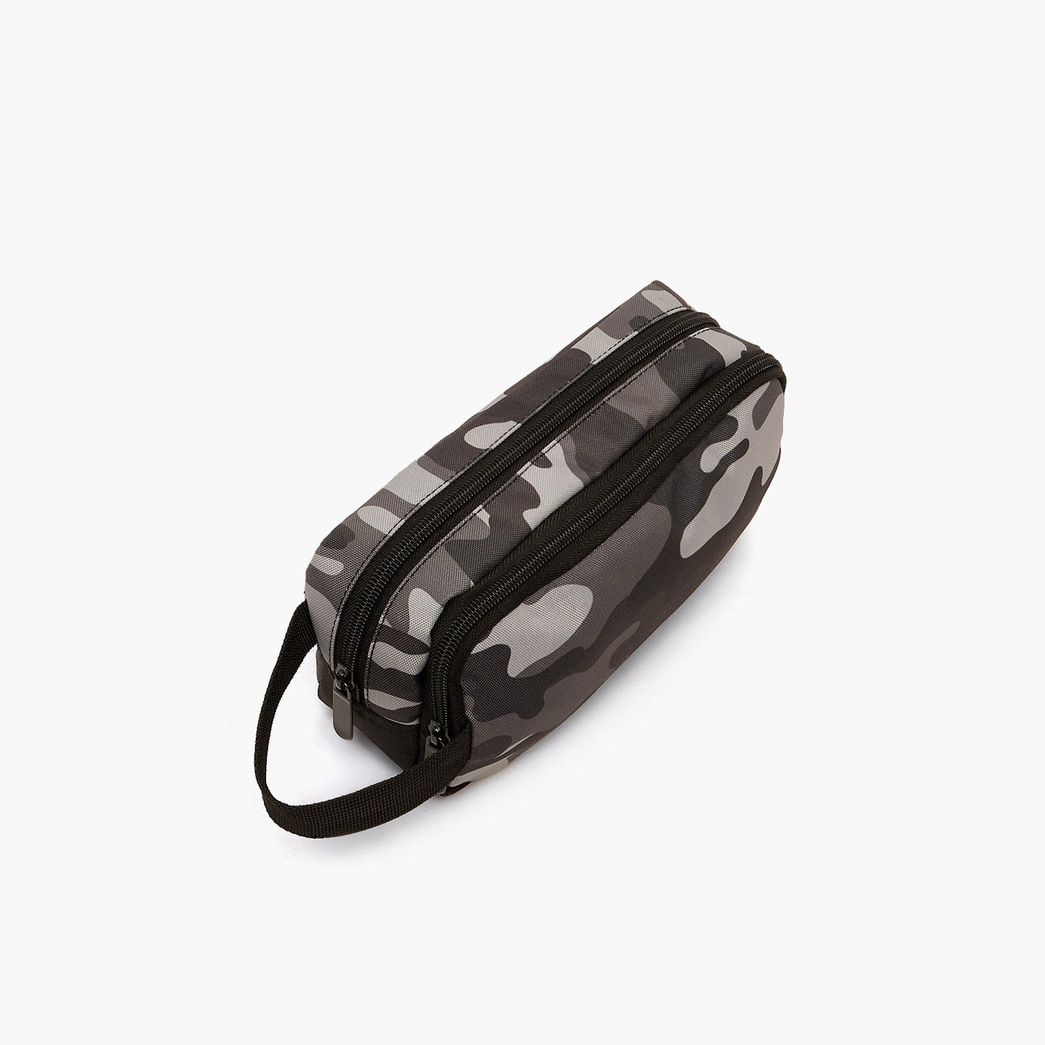 Juniors Camouflage Print Pencil Pouch with 2 Compartments-school-stationery-pencilcases-image-3