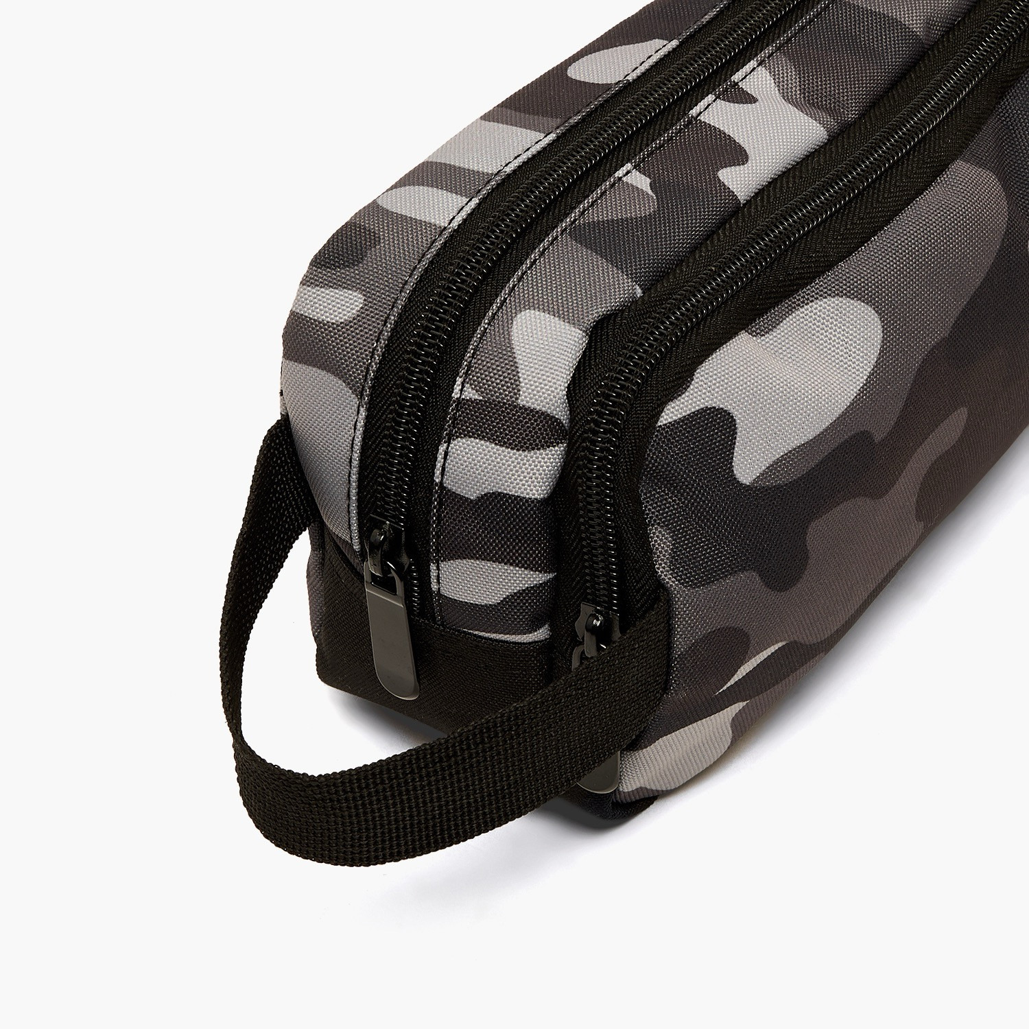 Juniors Camouflage Print Pencil Pouch with 2 Compartments-school-stationery-pencilcases-image-6
