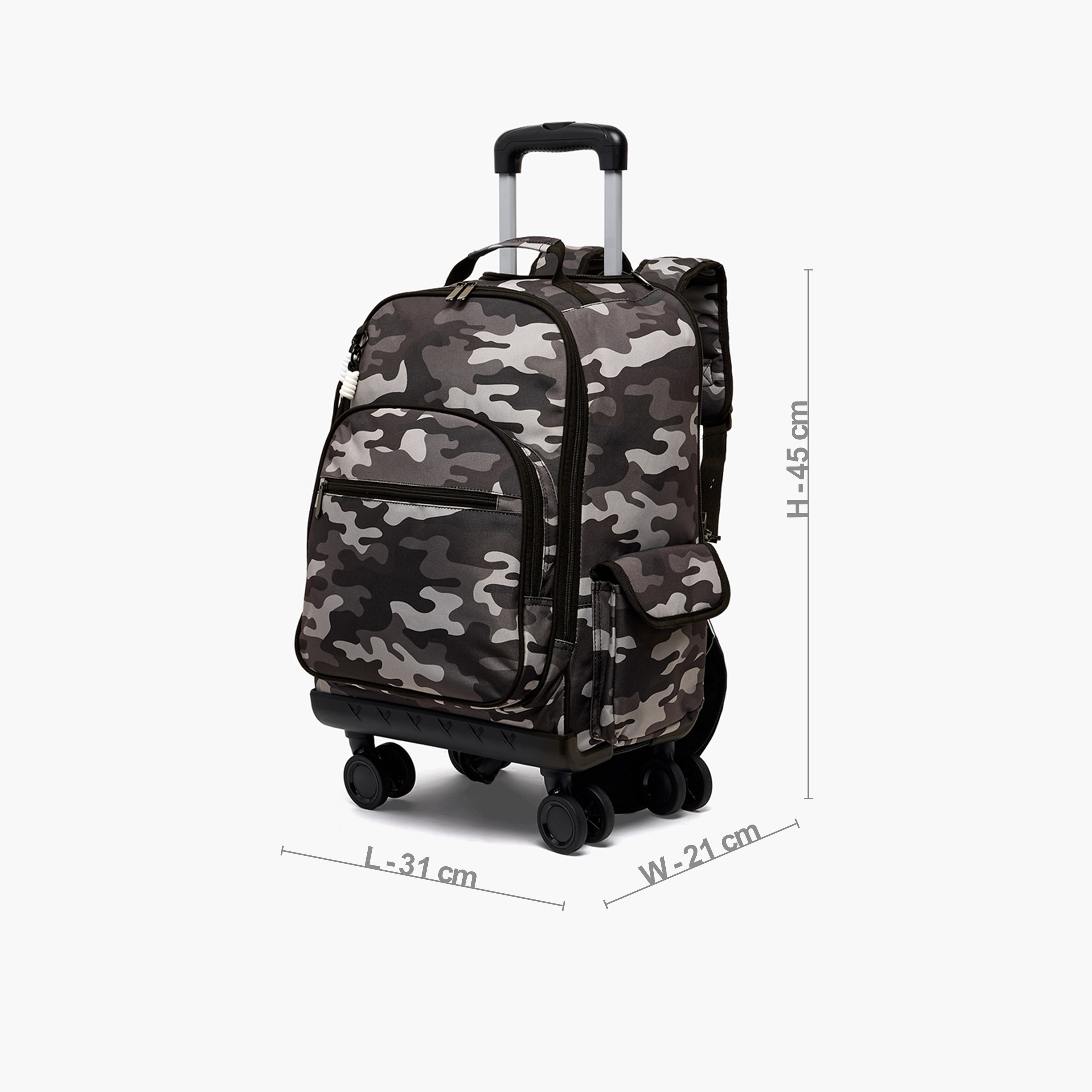 شنطة ترولي بعجلات متينة وطبعات للأولاد بعمر 8-12 سنة من جونيورز - 18 بوصة-school-bagsandbackpacks-trolleybags-image-10