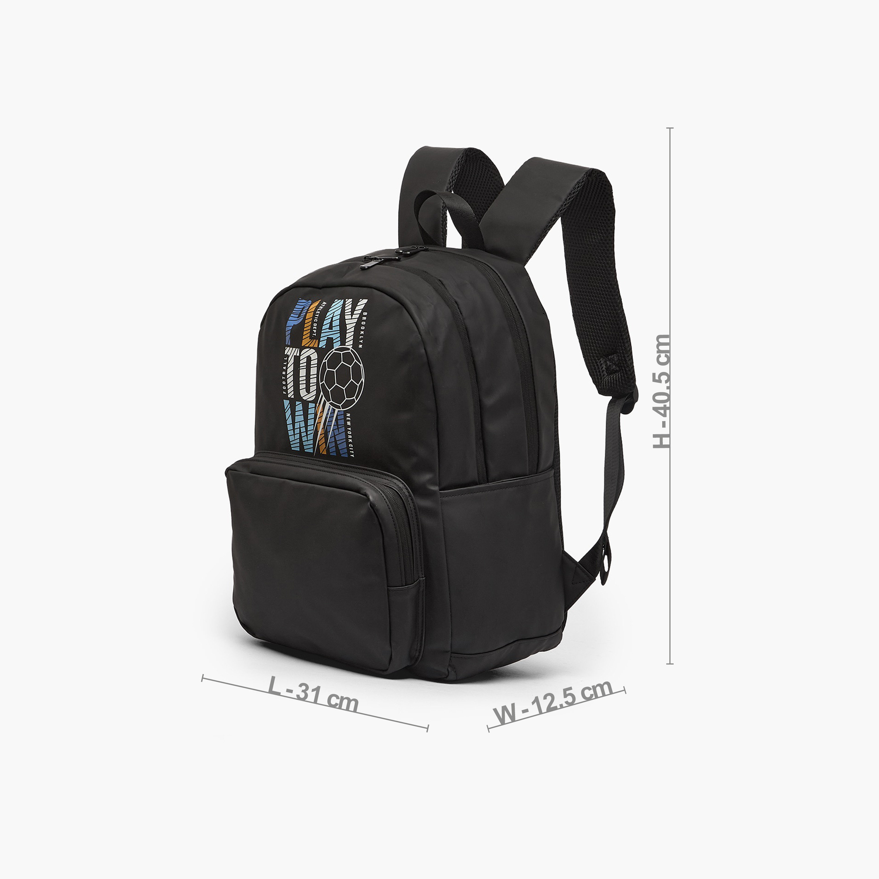 شنطة ظهر بطبعات كرة قدم للأولاد بعمر 8-12 سنة من جونيورز - 17 بوصة-school-bagsandbackpacks-backpacks-image-7