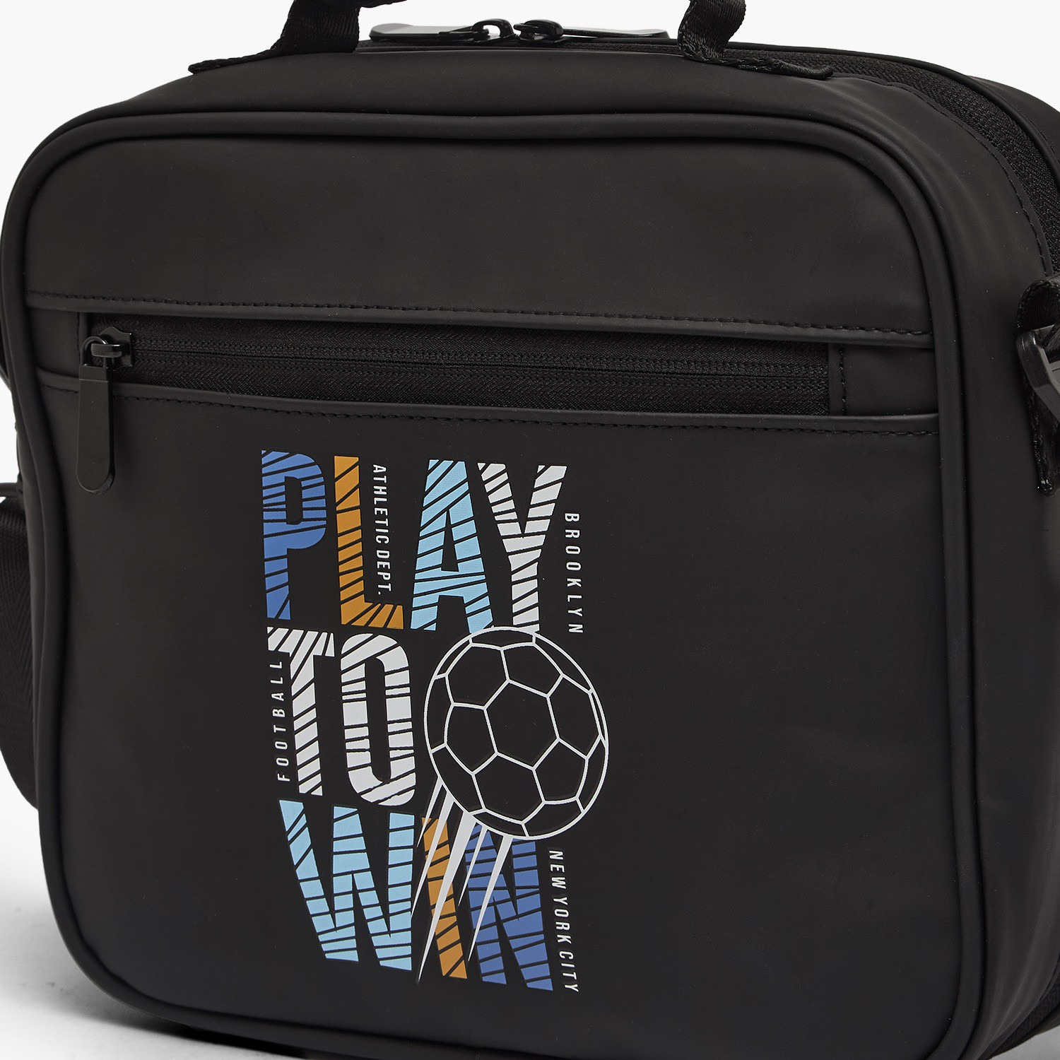 Juniors Football Print Lunch Bag for Boys 8-13 Years with Insulation-school-lunchessentials-lunchbags-image-3
