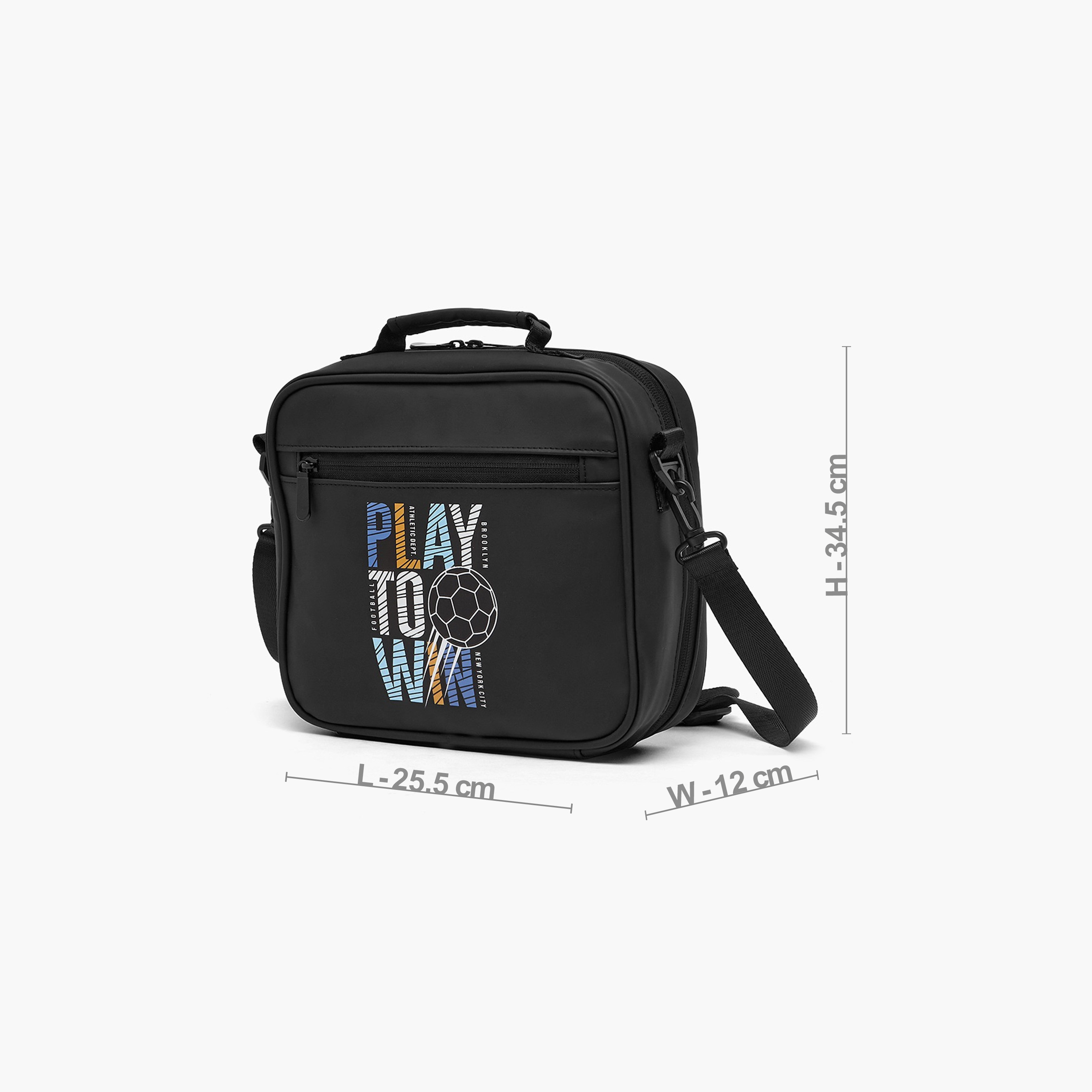 Juniors Football Print Lunch Bag for Boys 8-13 Years with Insulation-school-lunchessentials-lunchbags-image-6