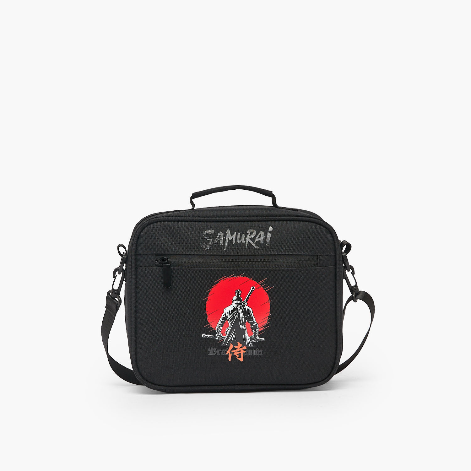 Juniors Samurai Print Lunch Bag for Girls 8-13 Years with Detachable Strap-school-lunchessentials-lunchbags-image-1