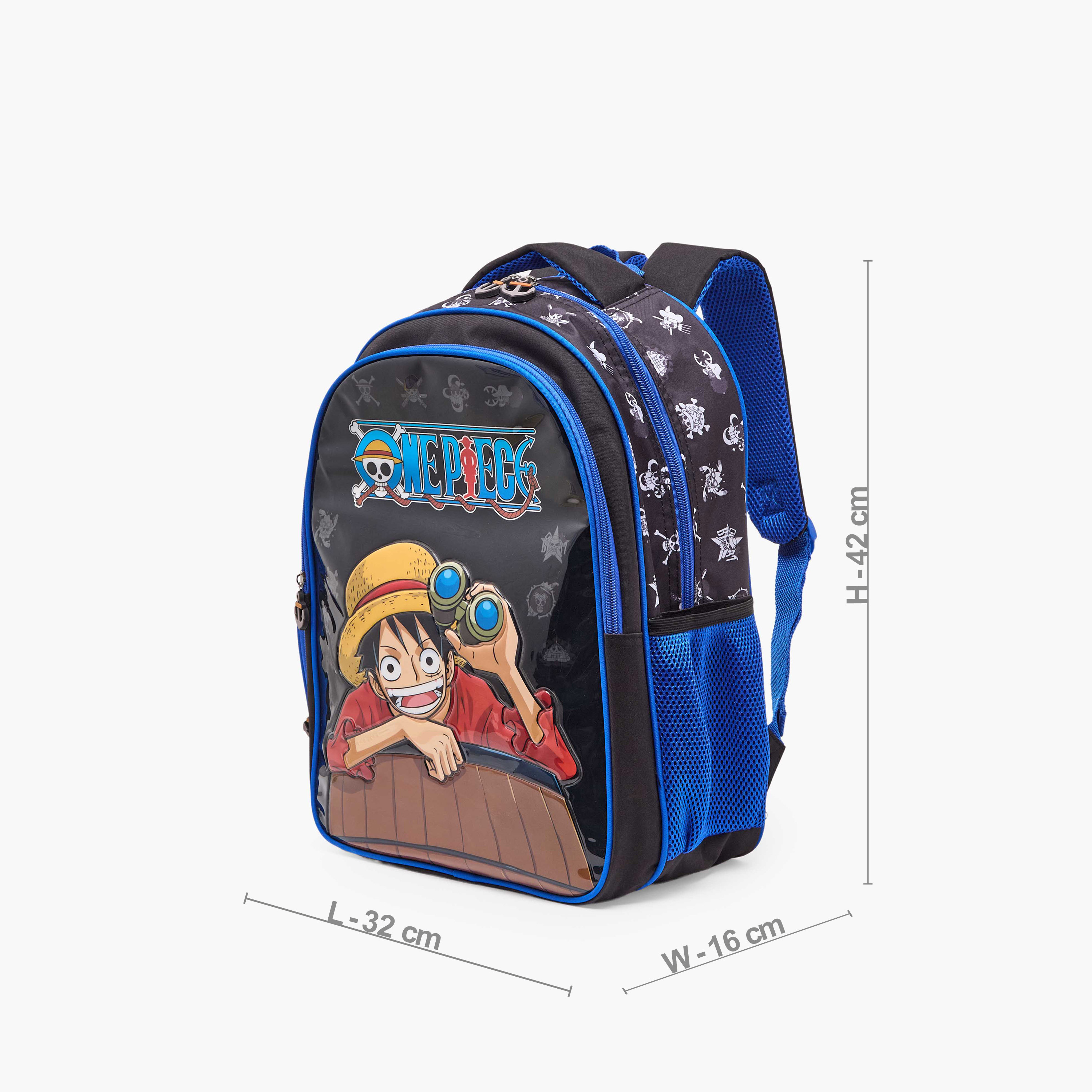 Toei Animation Printed 5-Piece School Backpack Set for Boys for 5-8 Years with Bottle - 16 inches-school-bagsandbackpacks-backpacks-image-8
