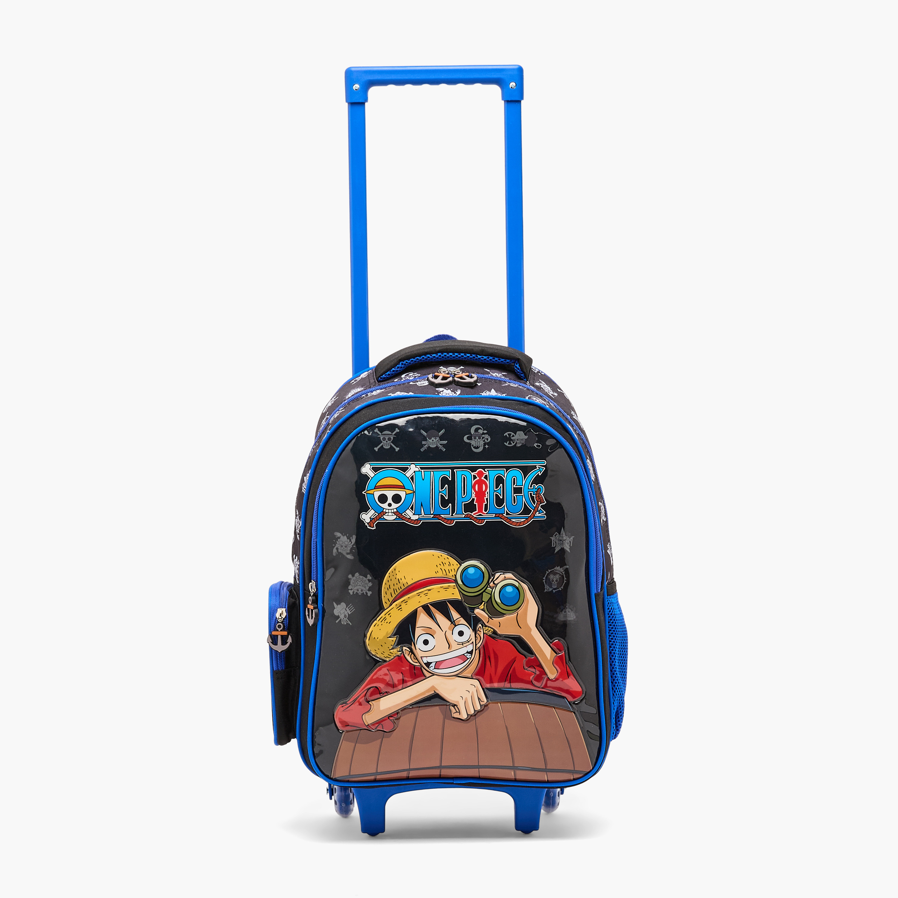 Toei Animation One Piece Trolley Bag for Boys 5-8 Years with Padded Straps - 16 inches-school-bagsandbackpacks-trolleybags-image-4