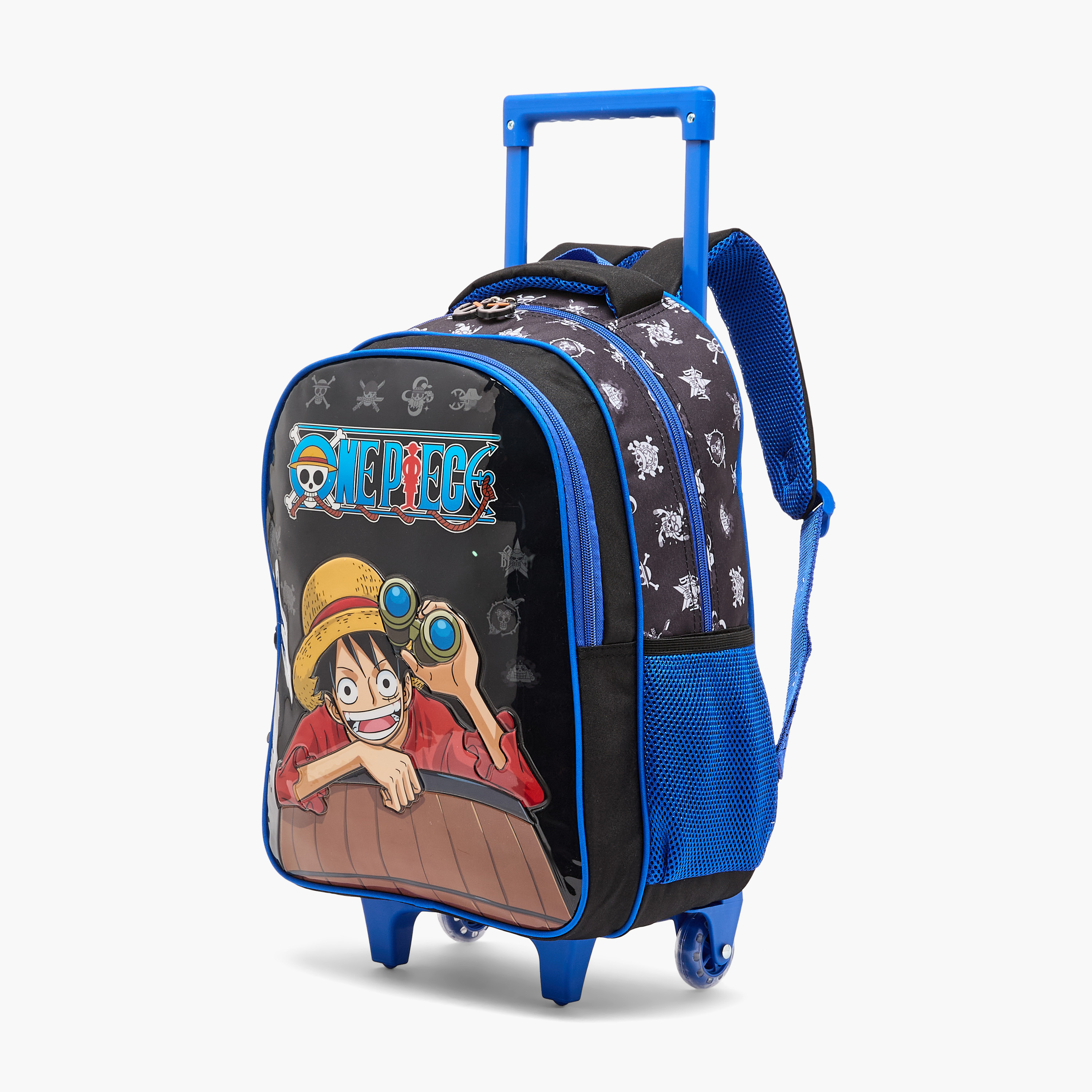 Toei Animation One Piece Trolley Bag for Boys 5-8 Years with Padded Straps - 16 inches-school-bagsandbackpacks-trolleybags-image-8