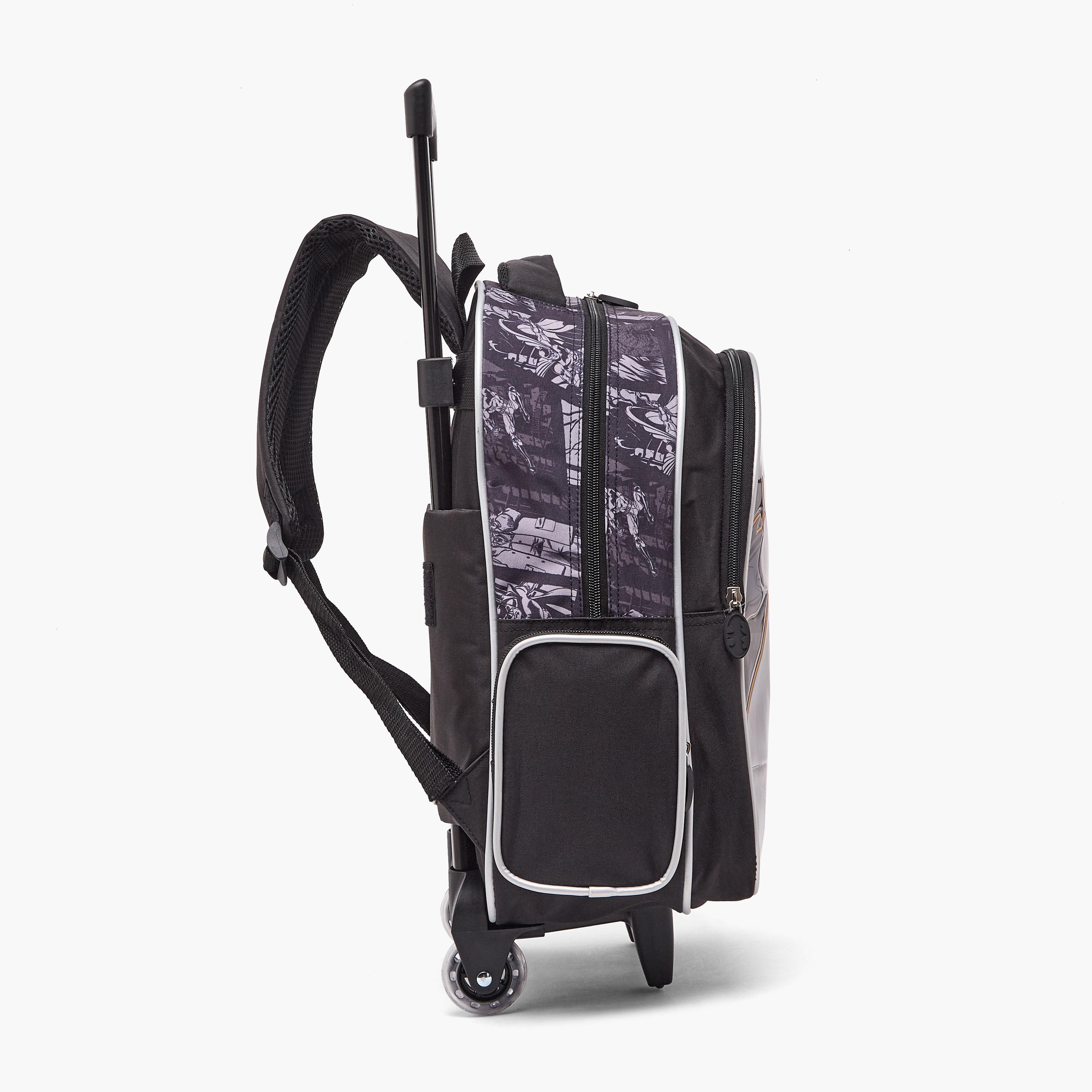 Batman Print 5-Piece School Trolley Bag Set for Boys 5-8 Years with  Lunch Bag - 16 inches-school-bagsandbackpacks-trolleybags-image-10