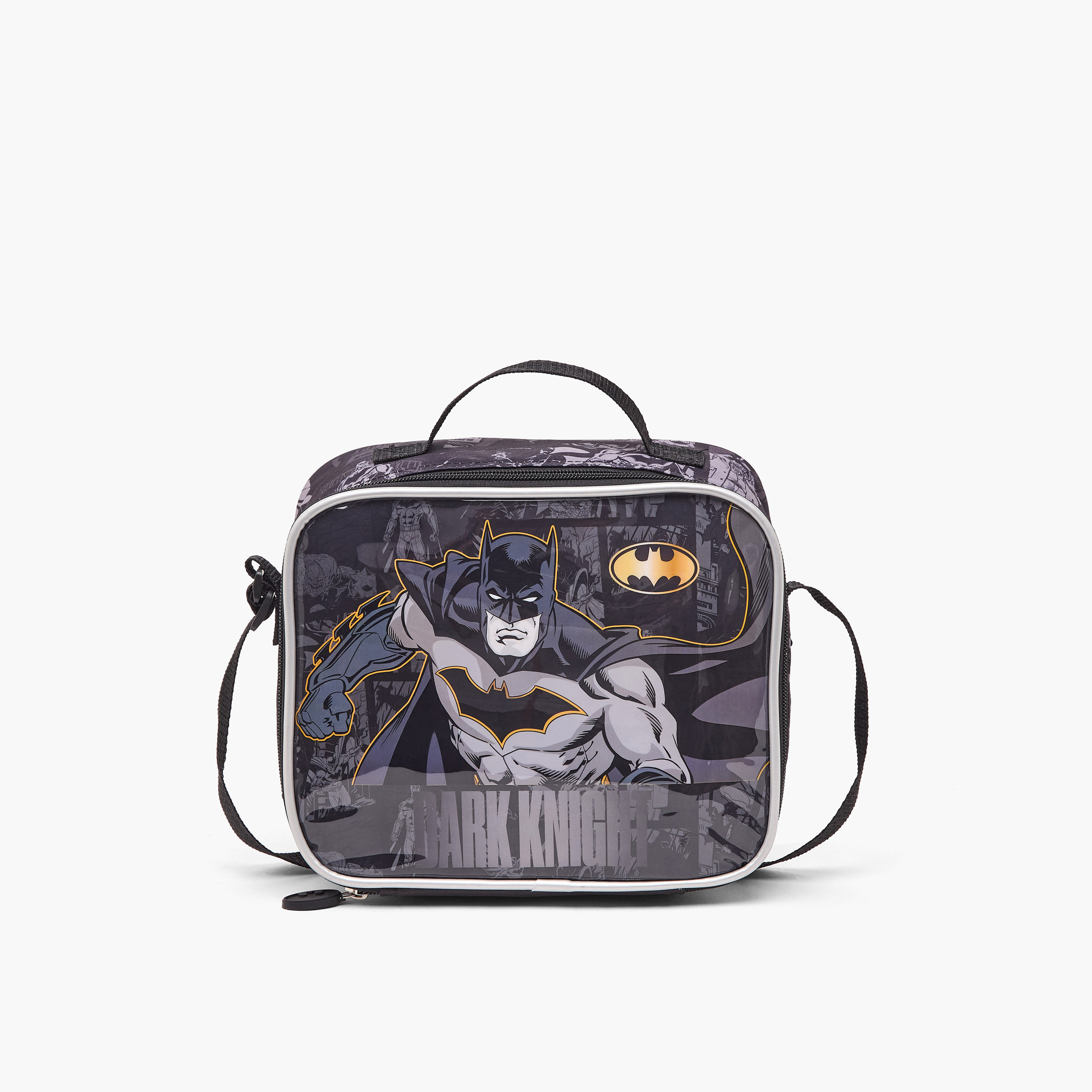 Batman Print 5-Piece School Trolley Bag Set for Boys 5-8 Years with  Lunch Bag - 16 inches-school-bagsandbackpacks-trolleybags-image-14