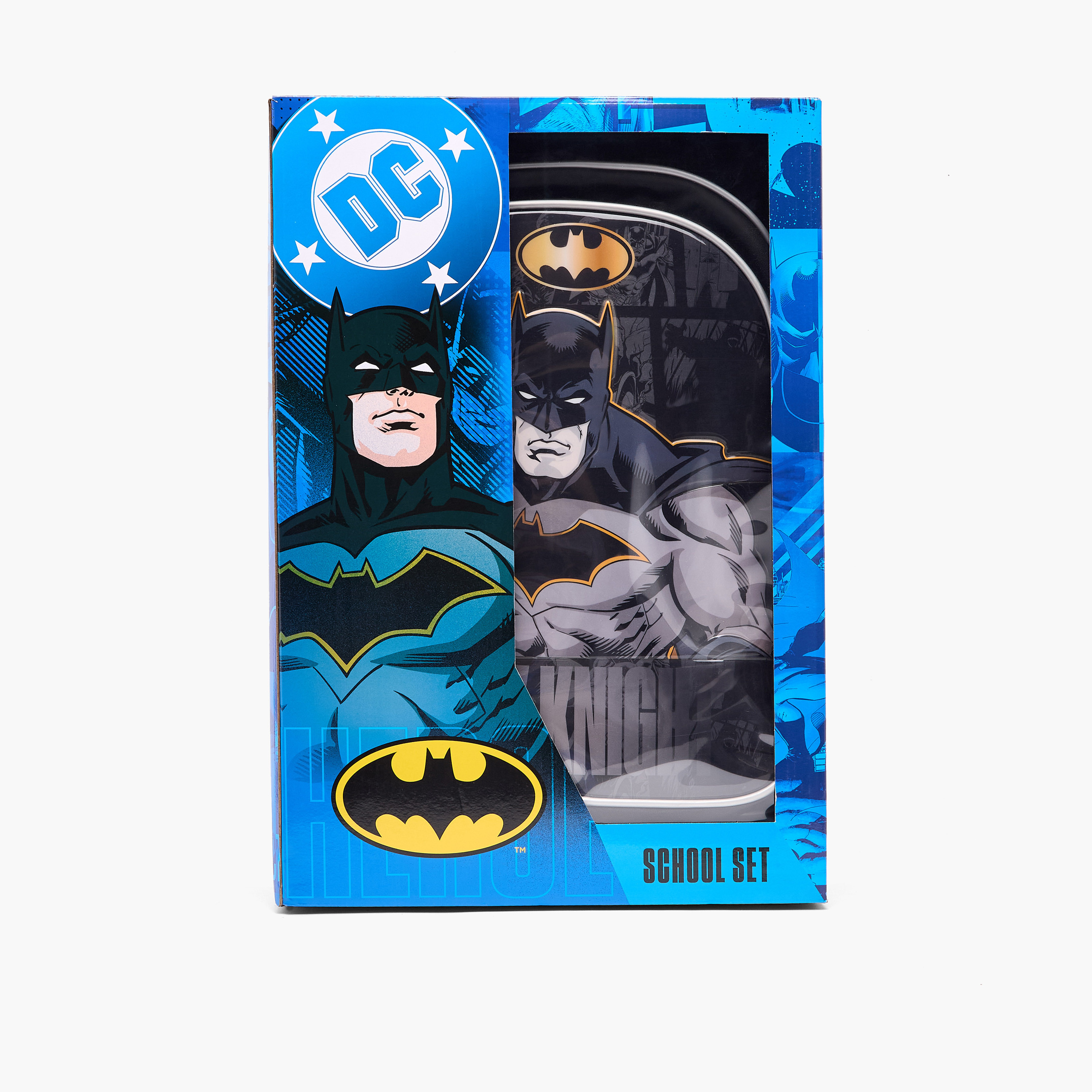 Batman Print 5-Piece School Trolley Bag Set for Boys 5-8 Years with  Lunch Bag - 16 inches-school-bagsandbackpacks-trolleybags-image-22
