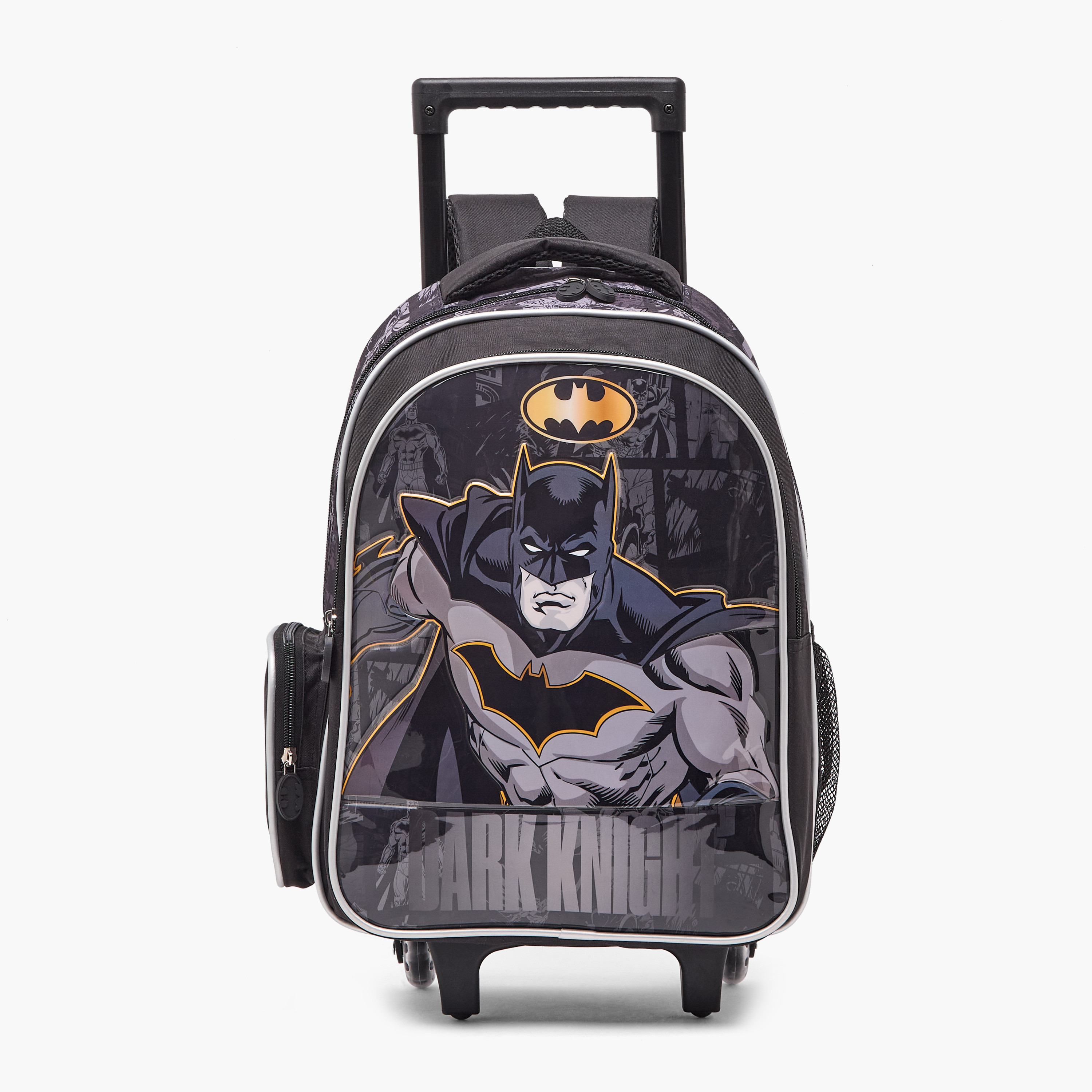 Batman Print 5-Piece School Trolley Bag Set for Boys 5-8 Years with  Lunch Bag - 16 inches-school-bagsandbackpacks-trolleybags-image-4