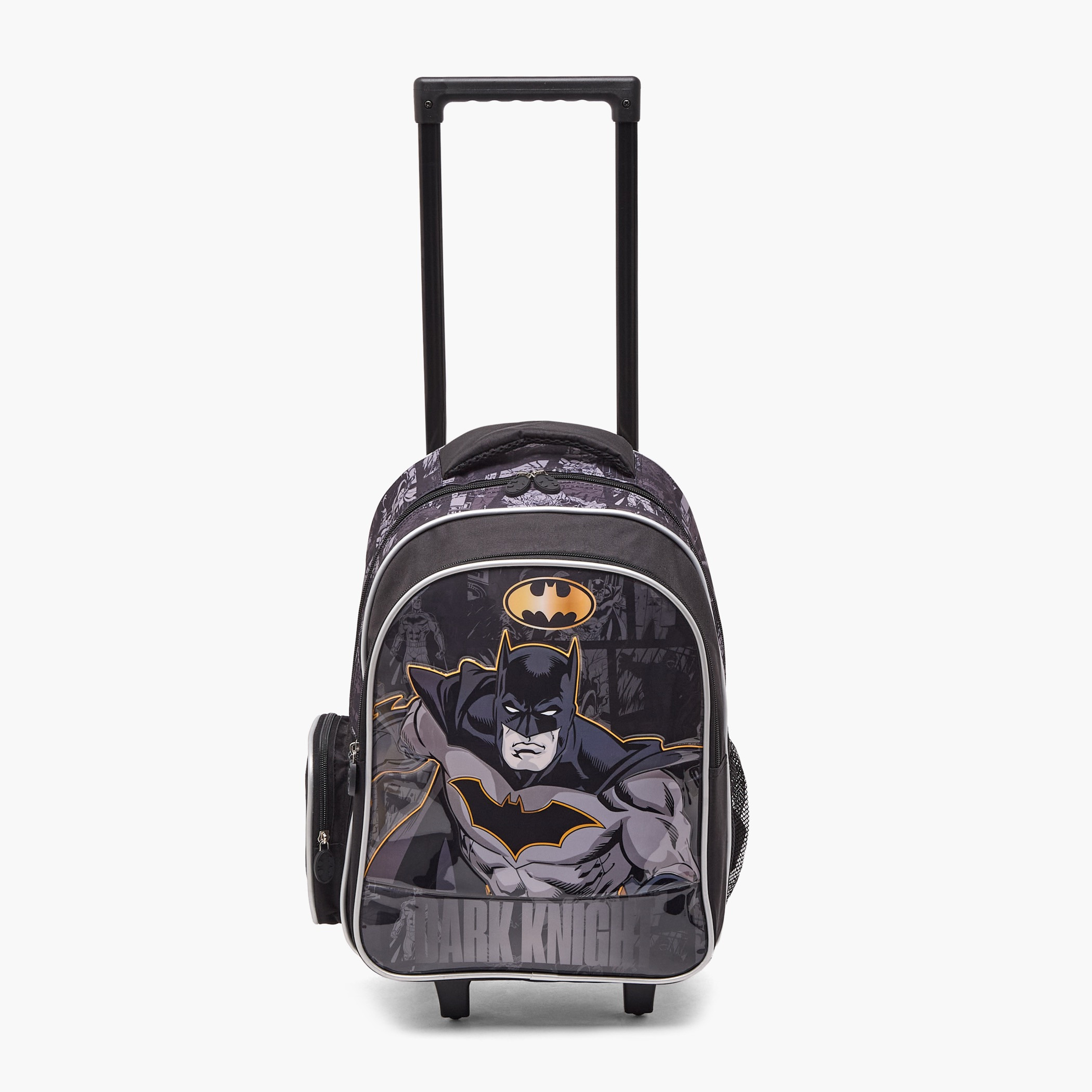 Batman Print 5-Piece School Trolley Bag Set for Boys 5-8 Years with  Lunch Bag - 16 inches-school-bagsandbackpacks-trolleybags-image-5
