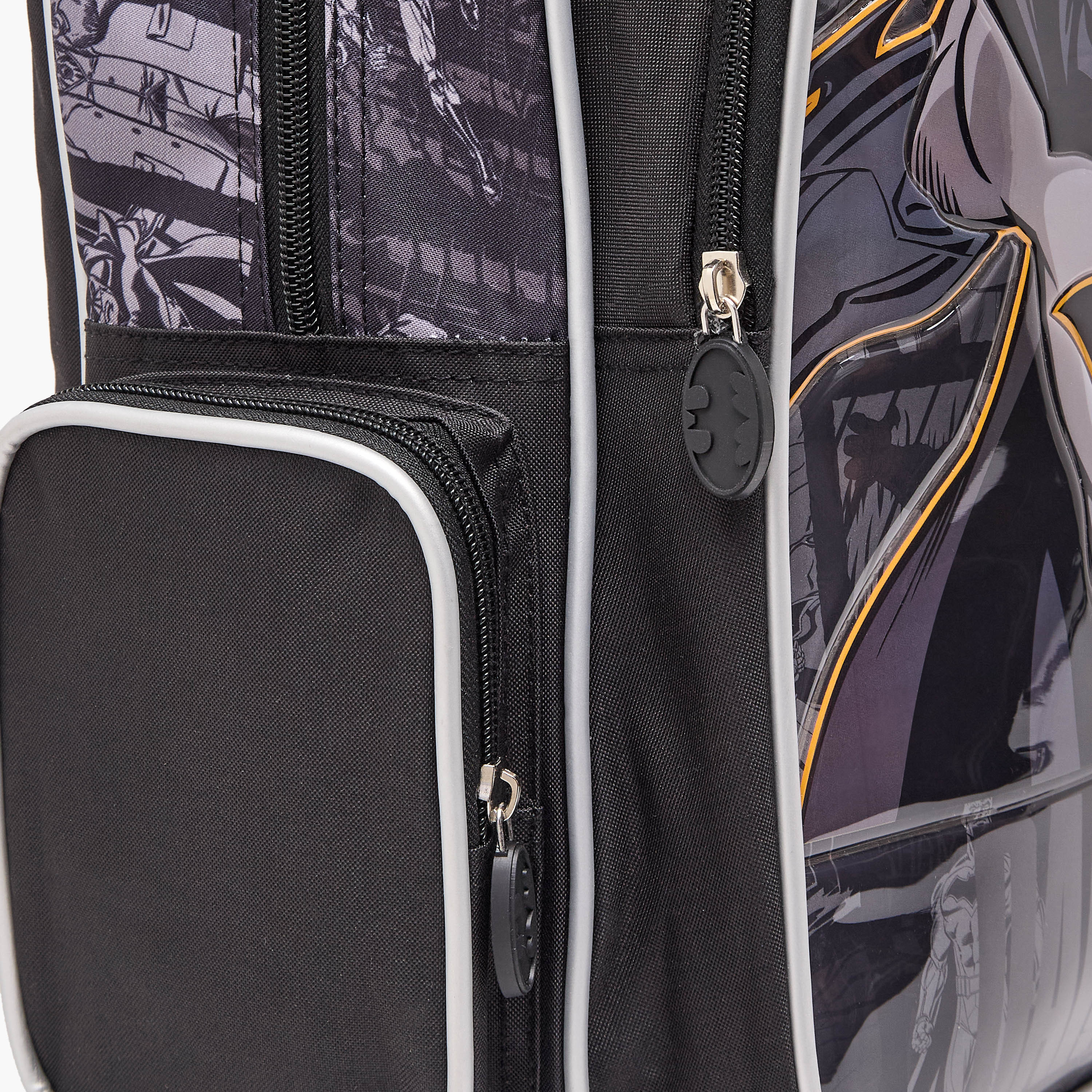 Batman Print 5-Piece School Trolley Bag Set for Boys 5-8 Years with  Lunch Bag - 16 inches-school-bagsandbackpacks-trolleybags-image-7