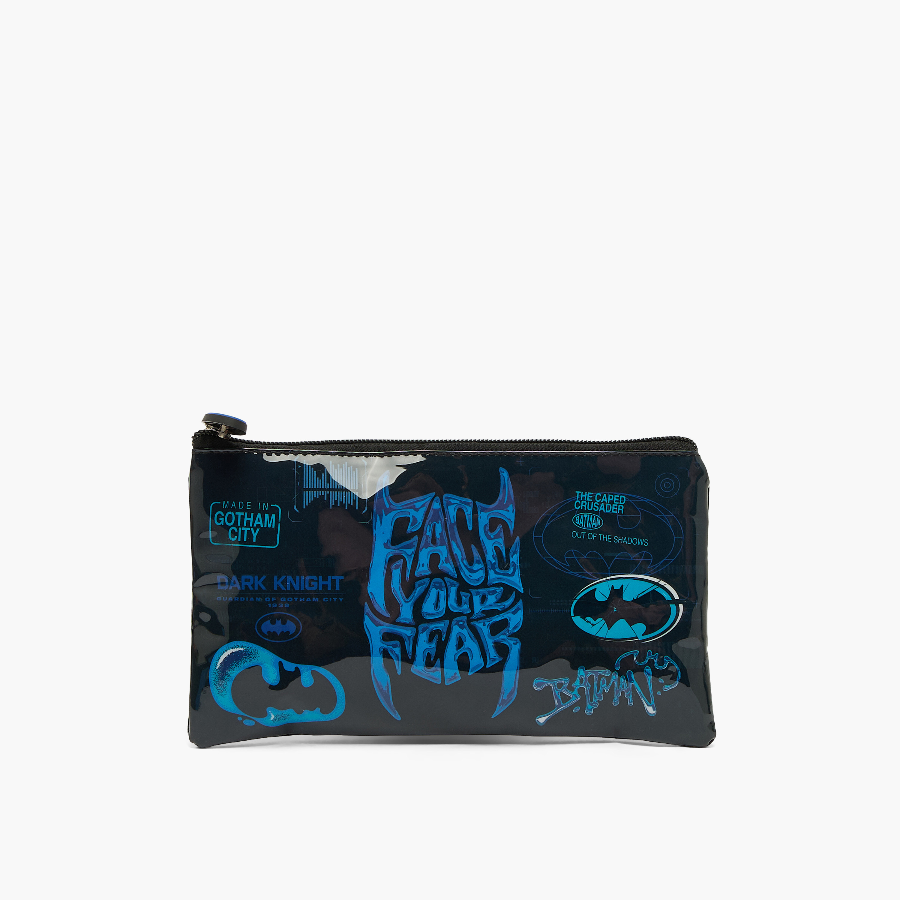 Batman Print 5-Piece School Trolley Bag Set for Boys 5-8 Years with Lunch Bag - 16 inches-school-bagsandbackpacks-trolleybags-image-15