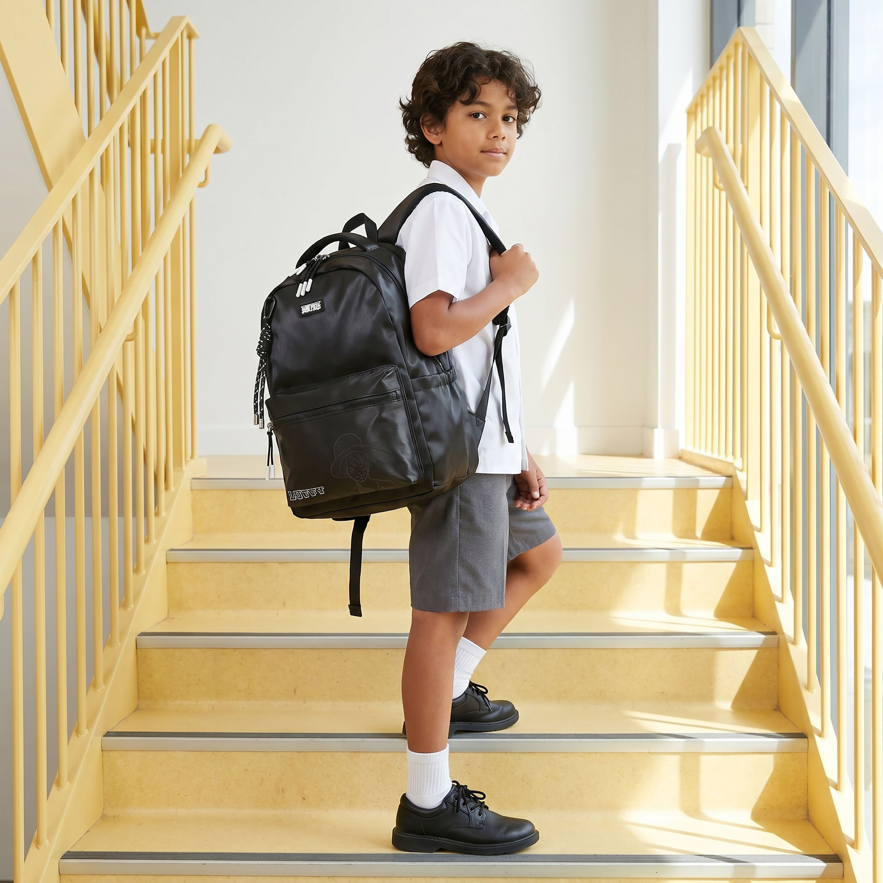 شنطة ظهر بطبعة وان بيس للأولاد من 8-13 سنة مع أحزمة مبطنة - 18 بوصة من توئي أنيميشن-school-bagsandbackpacks-backpacks-image-3