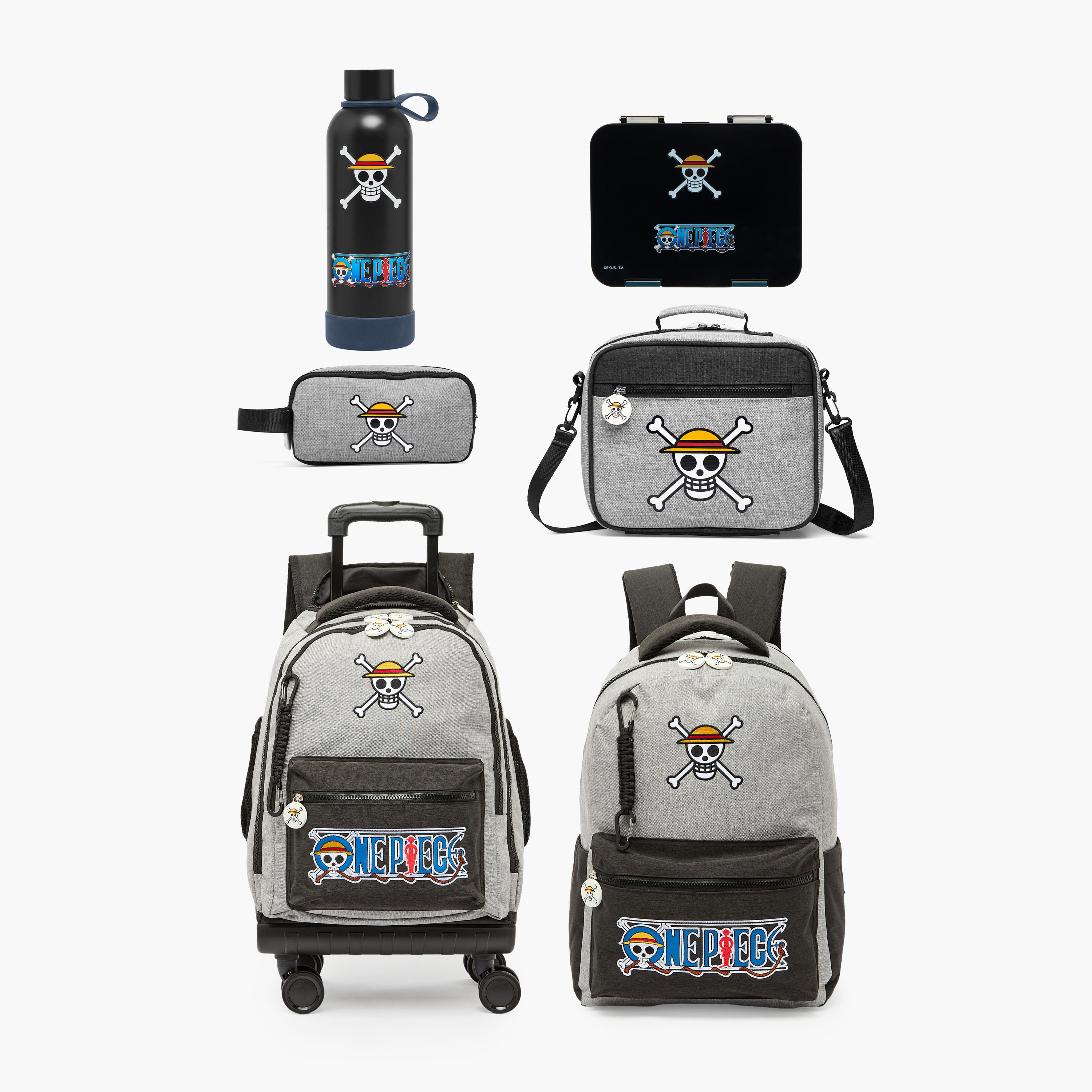 Toei Animation One Piece Print Backpack for Boys 8-12 Years with Adjustable Straps - 17 inches-school-bagsandbackpacks-backpacks-image-11