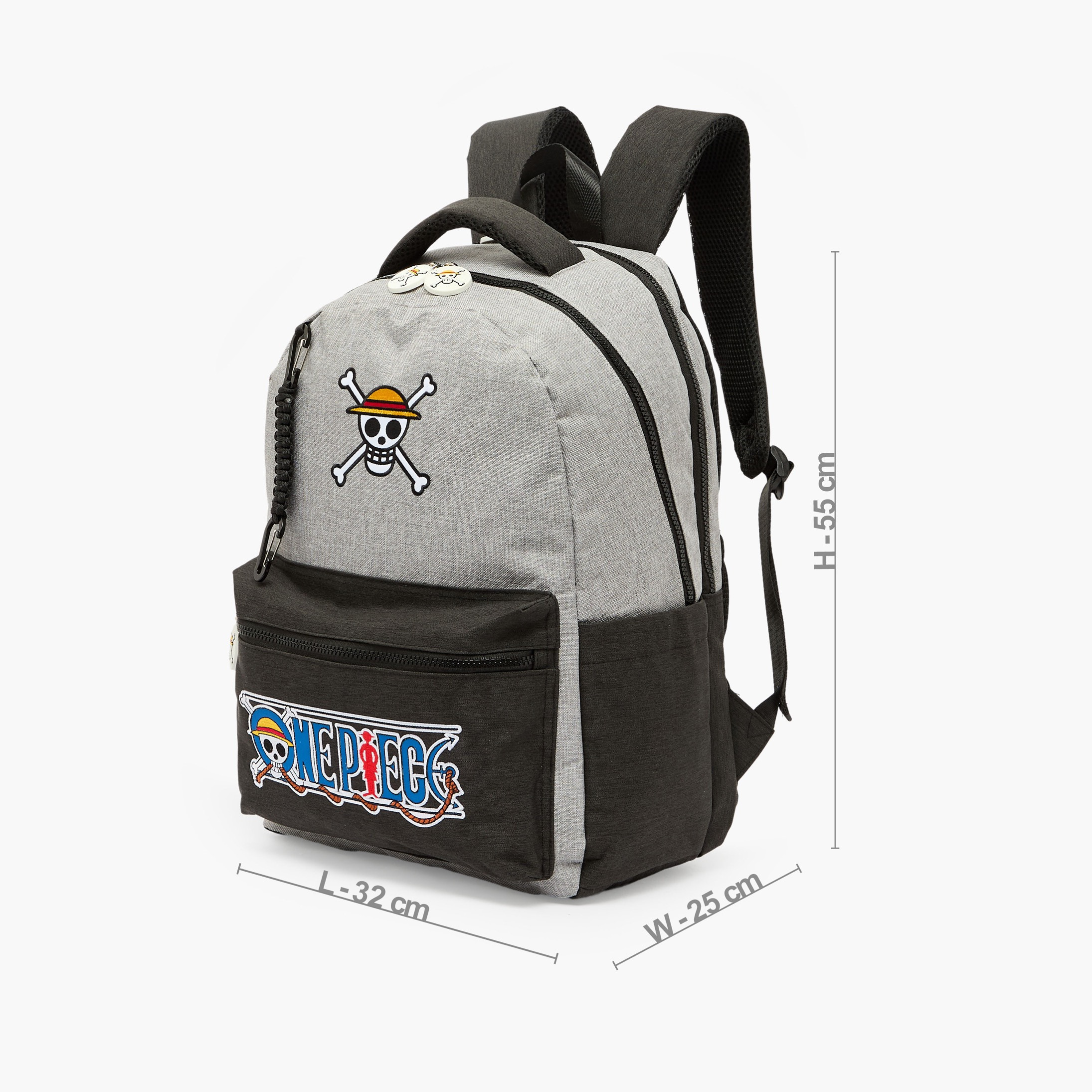 Toei Animation One Piece Print Backpack for Boys 8-12 Years with Adjustable Straps - 17 inches-school-bagsandbackpacks-backpacks-image-7