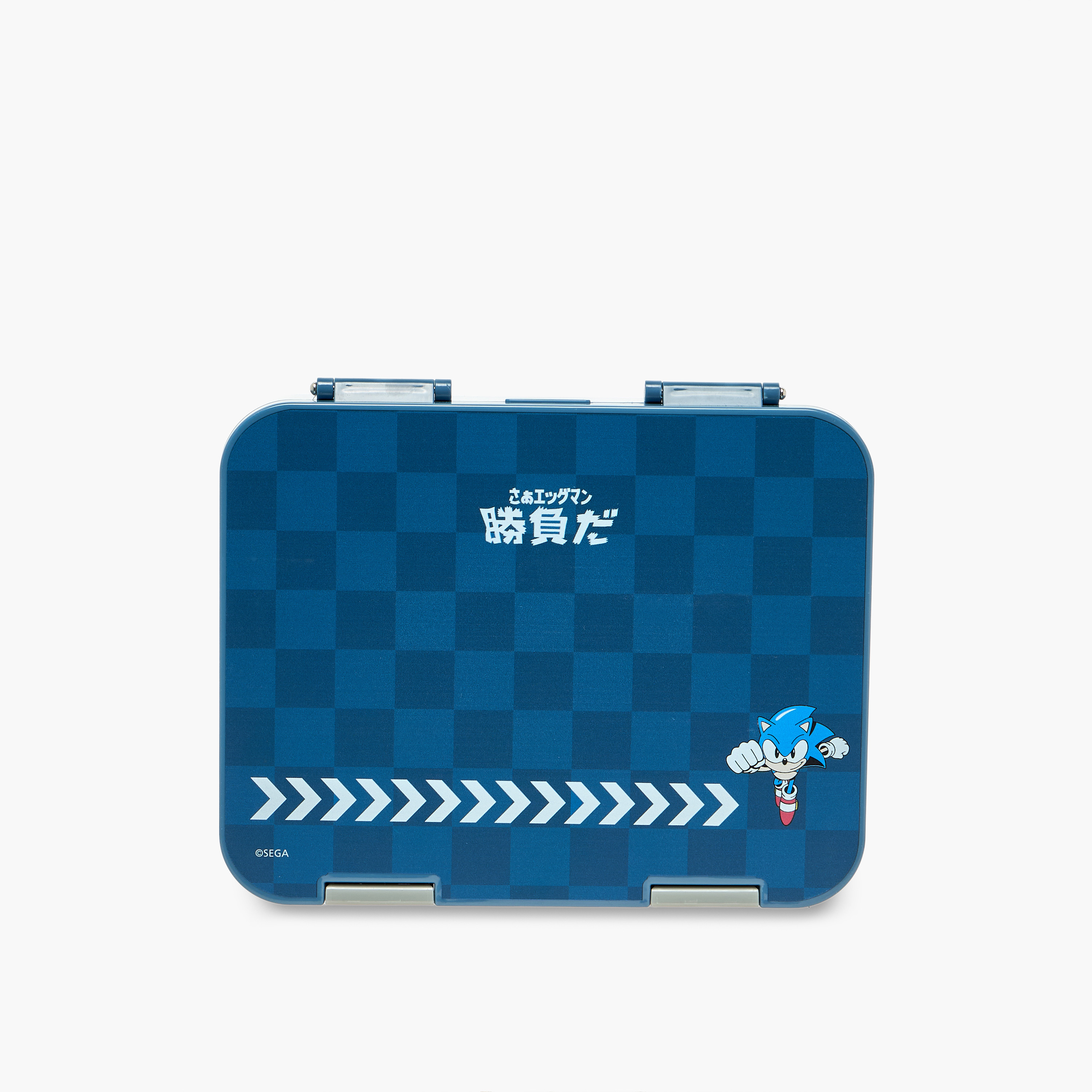 Sonic Checked Bento Lunch Box for Boys with Clip Lock Lid - 1 L-school-lunchessentials-lunchboxes-image-4