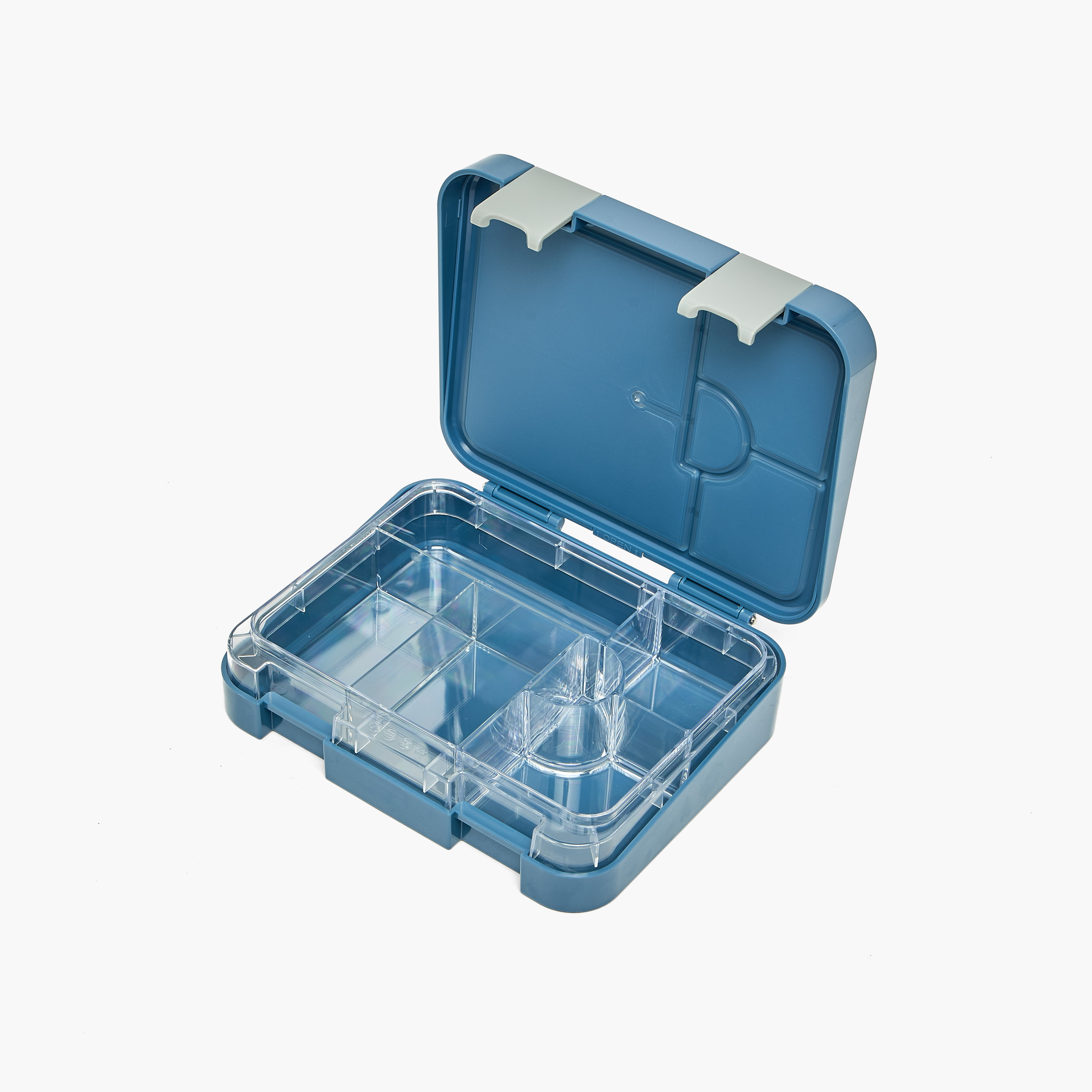 Sonic Checked Bento Lunch Box for Boys with Clip Lock Lid - 1 L-school-lunchessentials-lunchboxes-image-6