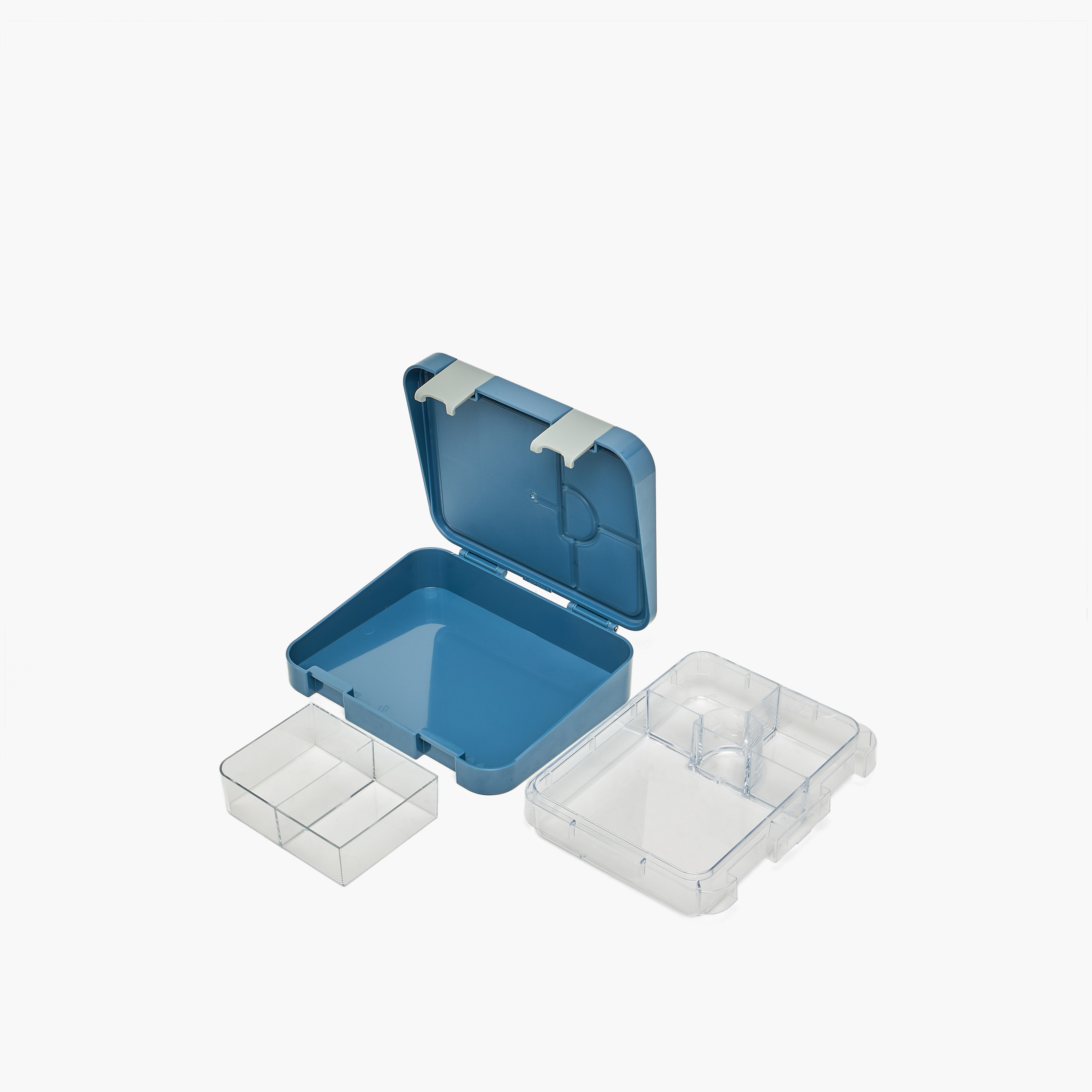 Sonic Checked Bento Lunch Box for Boys with Clip Lock Lid - 1 L-school-lunchessentials-lunchboxes-image-7