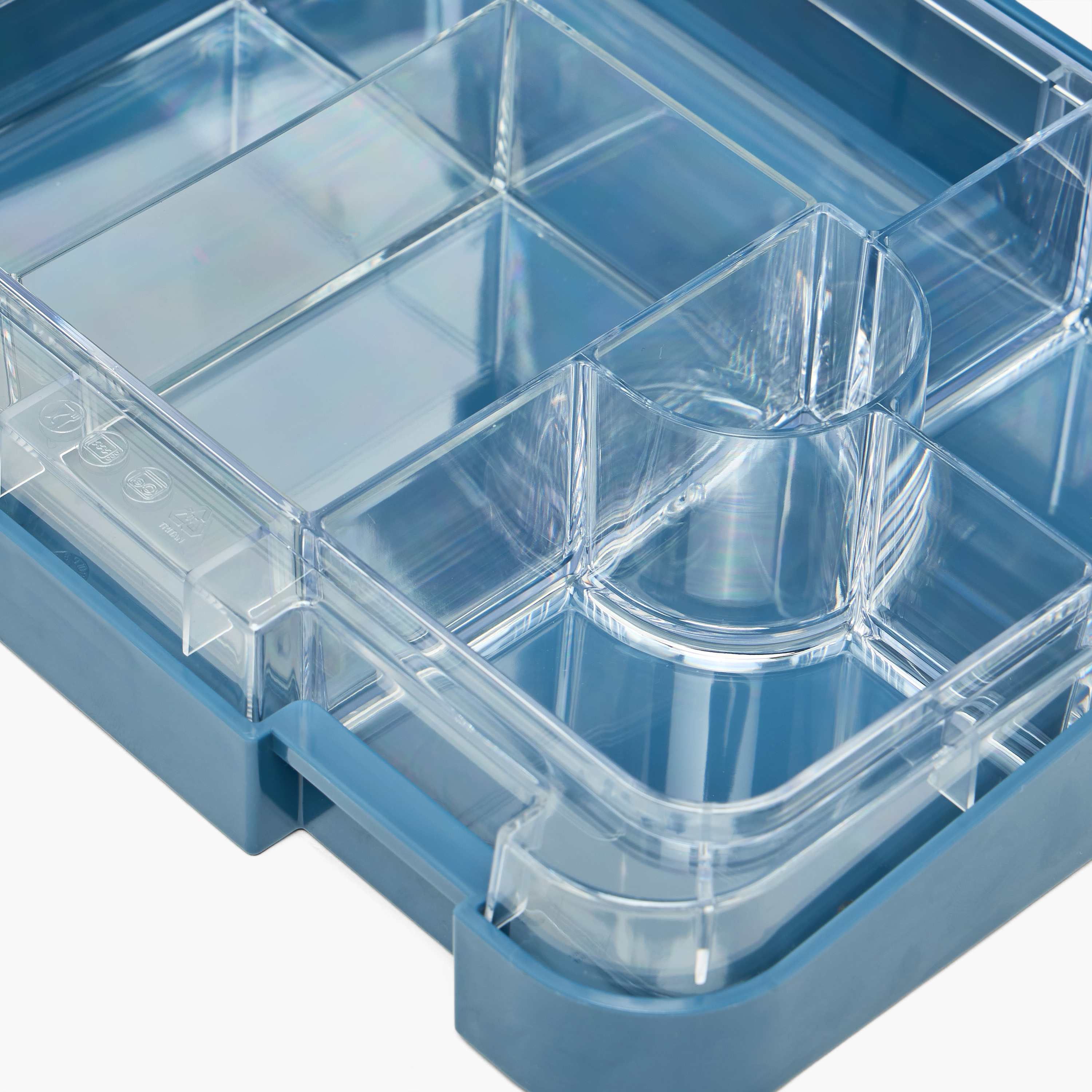 Sonic Checked Bento Lunch Box for Boys with Clip Lock Lid - 1 L-school-lunchessentials-lunchboxes-image-9