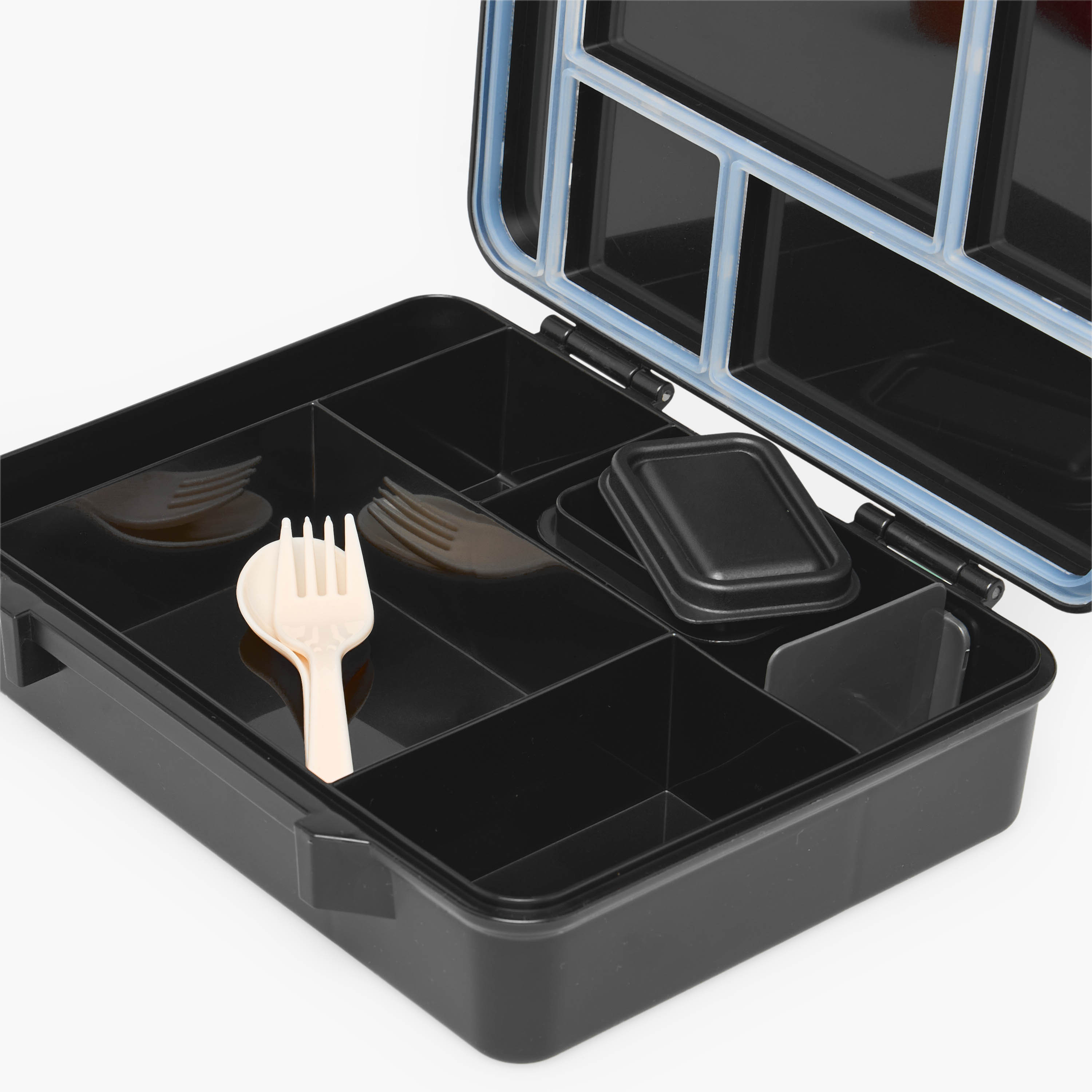 One Piece Luffy Print Bento Lunch Box for Boys with Cutlery - 1.2 L-school-lunchessentials-lunchboxes-image-7