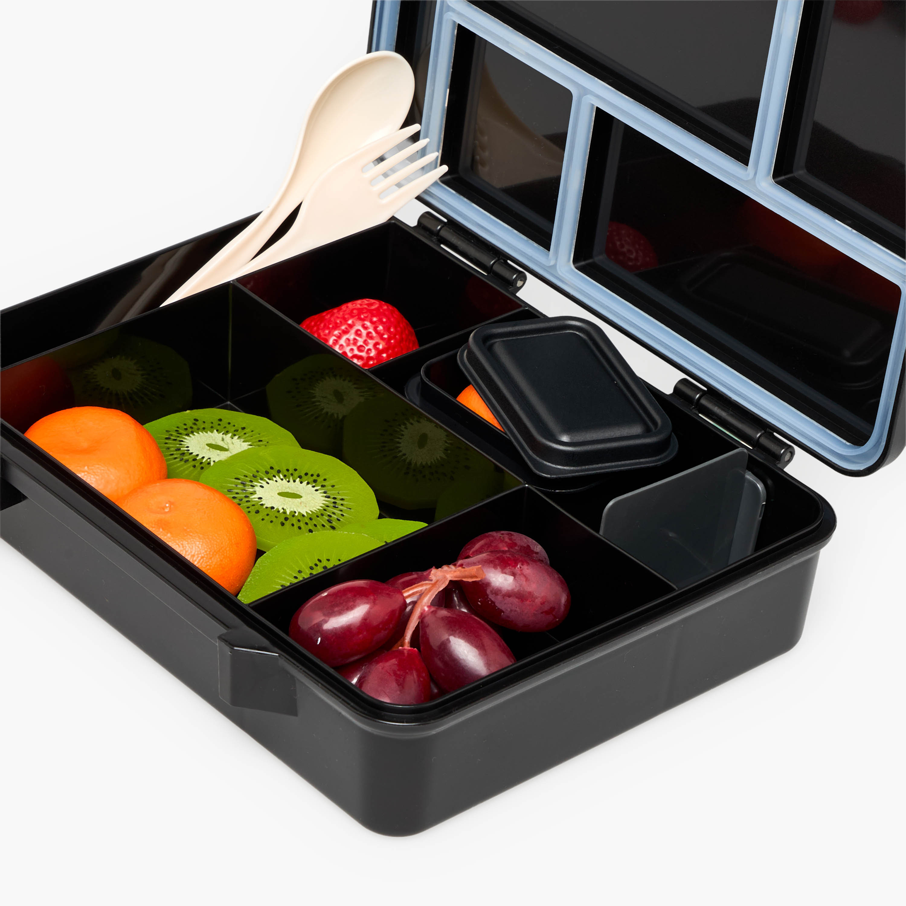 One Piece Luffy Print Bento Lunch Box for Boys with Cutlery - 1.2 L-school-lunchessentials-lunchboxes-image-9