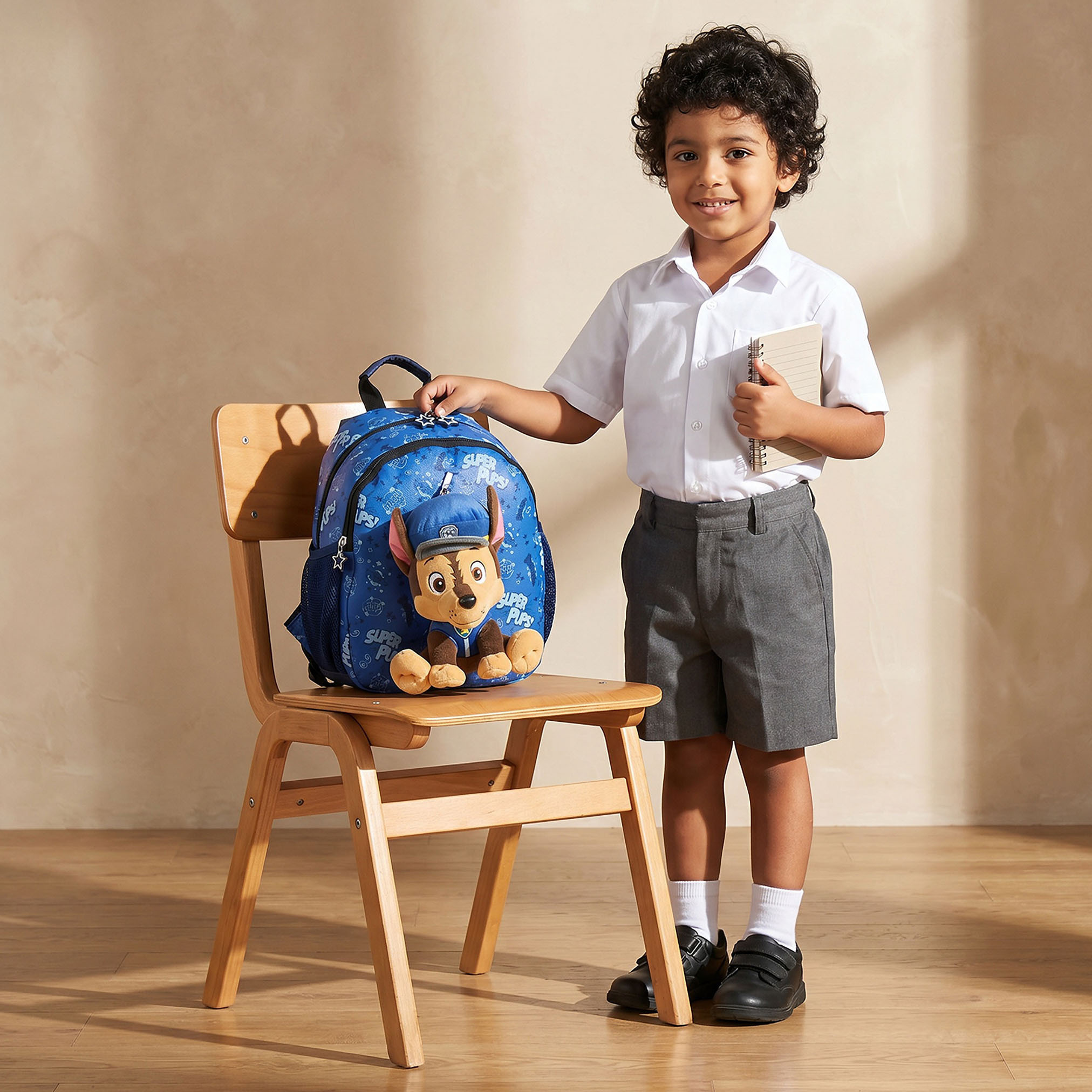 شنطة بطبعة باو باترول للأولاد من 3-5 سنوات بأحزمة كتف مبطنة  من باراماونت - 14 بوصة-school-bagsandbackpacks-backpacks-image-4